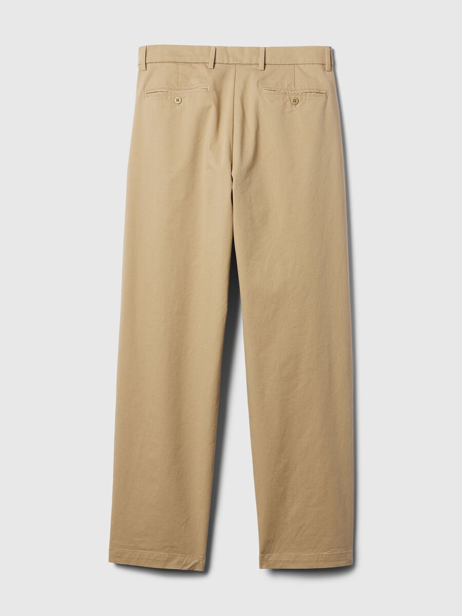 Baggy-fit trousers in stretch cotton_4