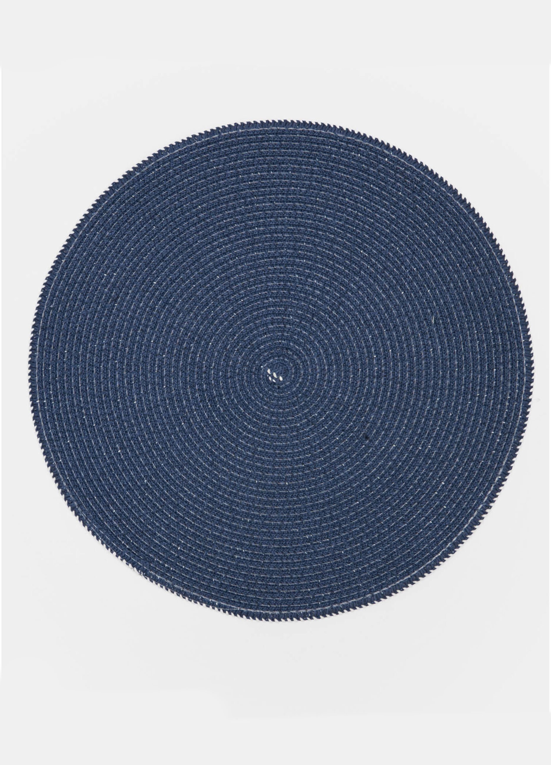 Round breakfast table mat in raffia