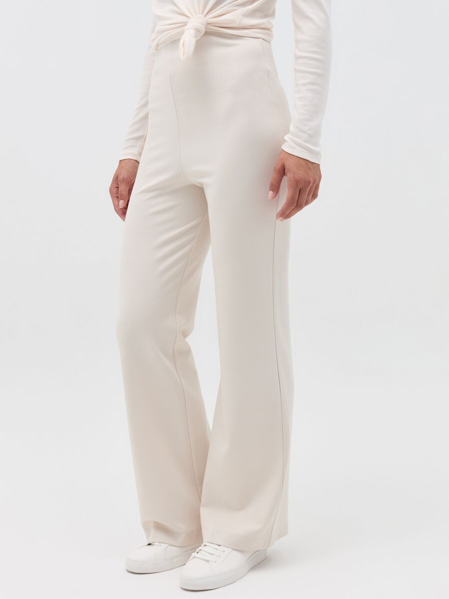 Maternity palazzo trousers in FSC® viscose_1