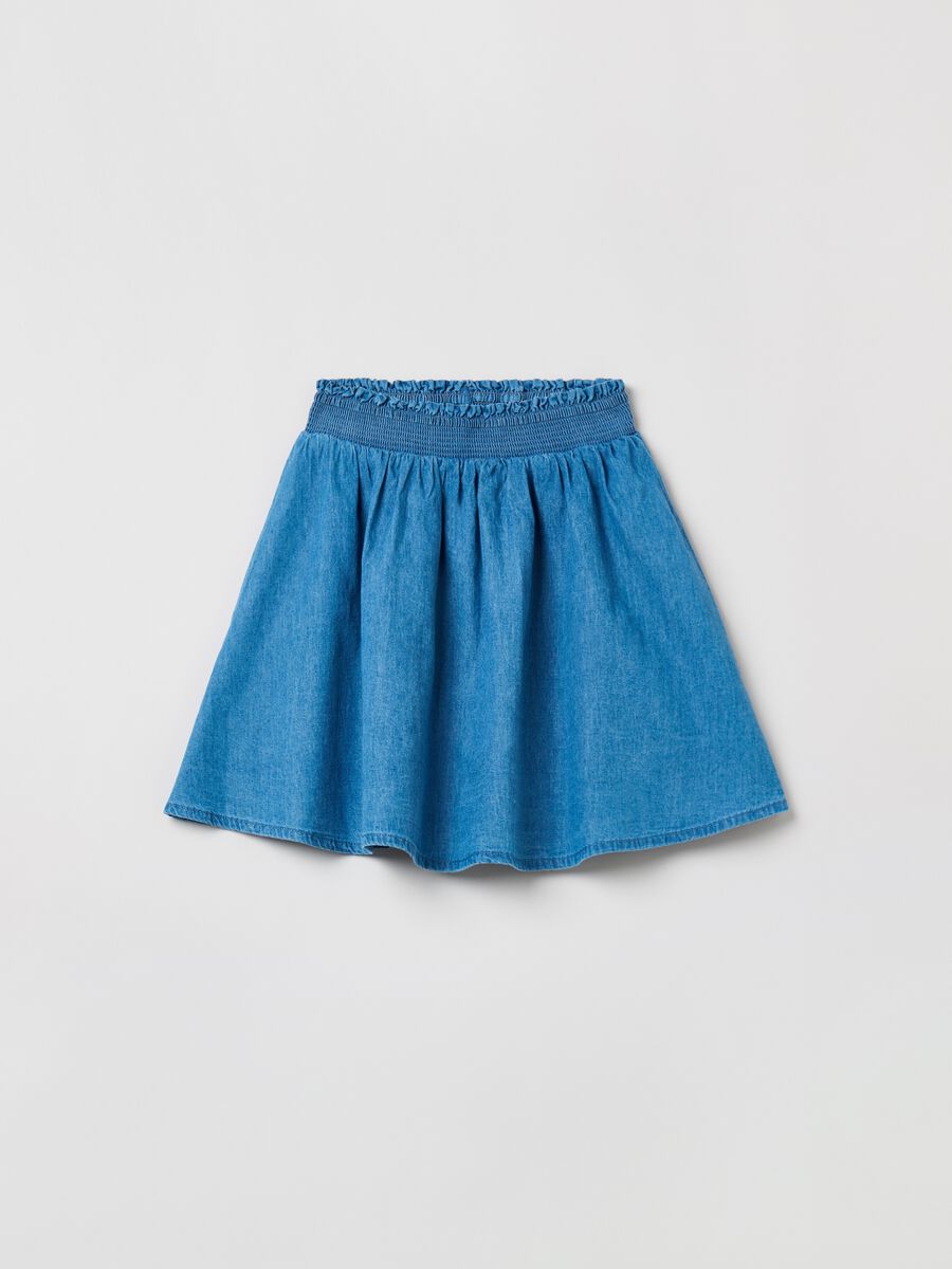 Short skirt in Lyocell_0