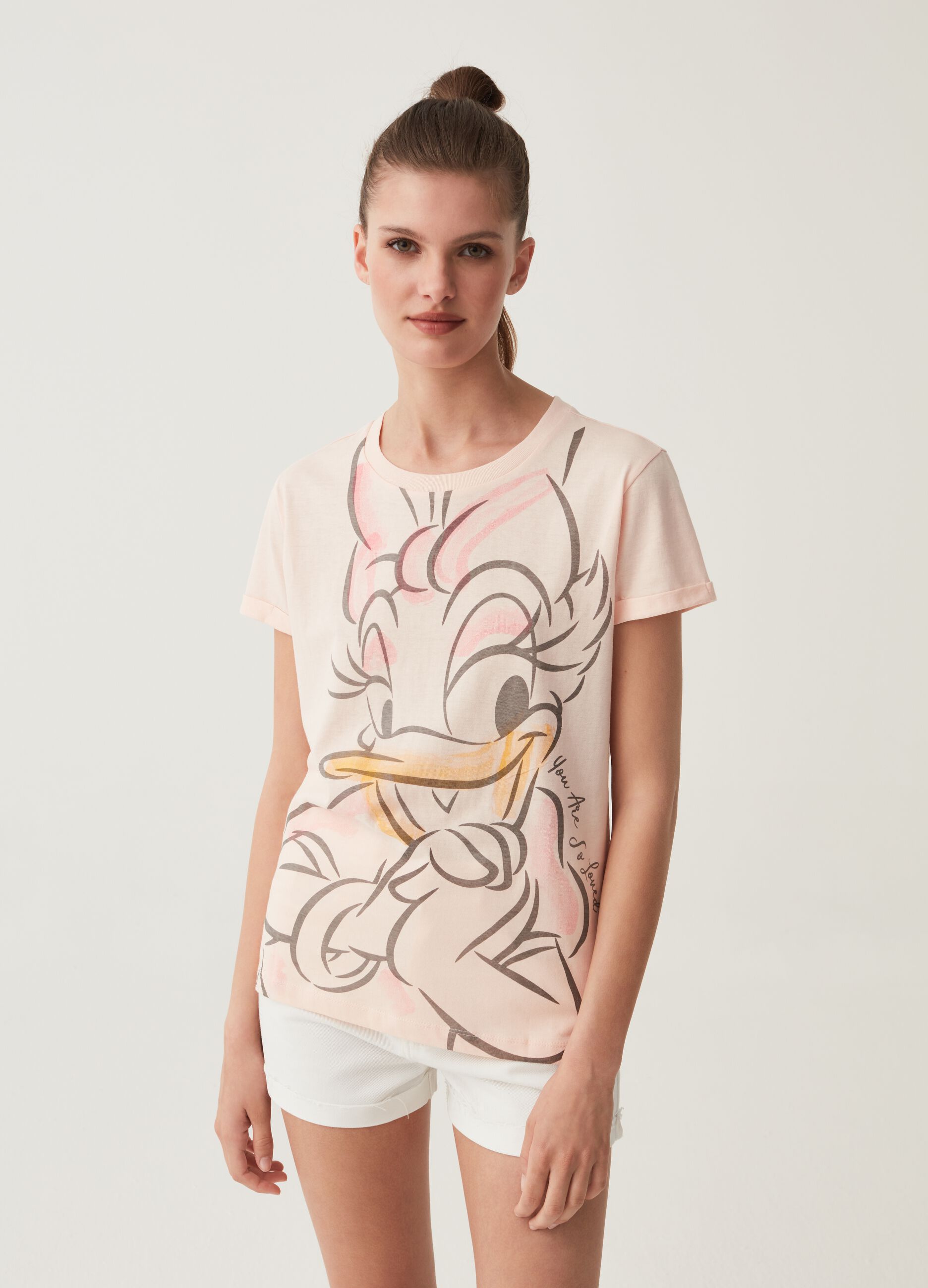 T-shirt with Disney Daisy Duck print