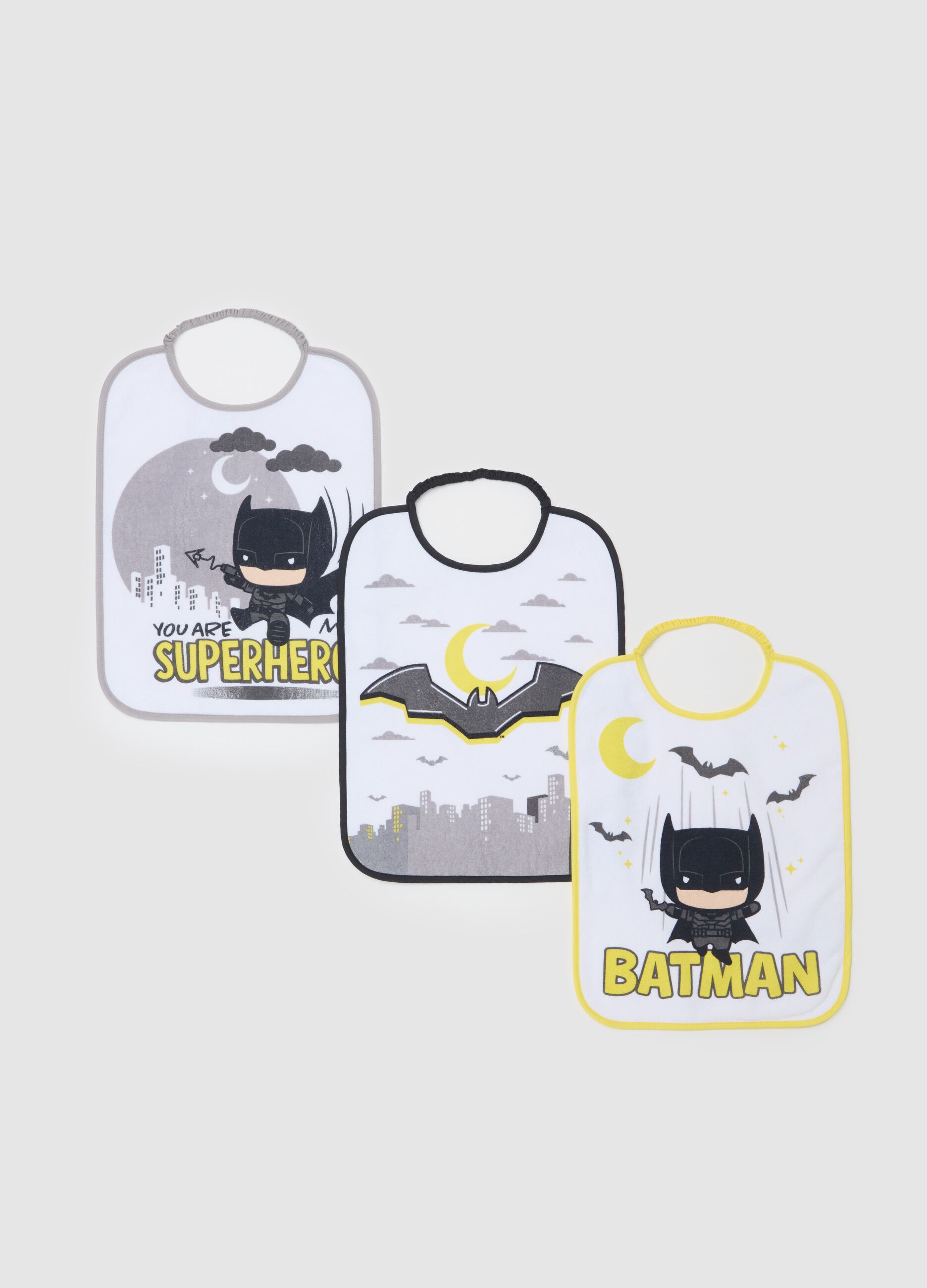 Tripack bavette retro in PEVA stampa Batman