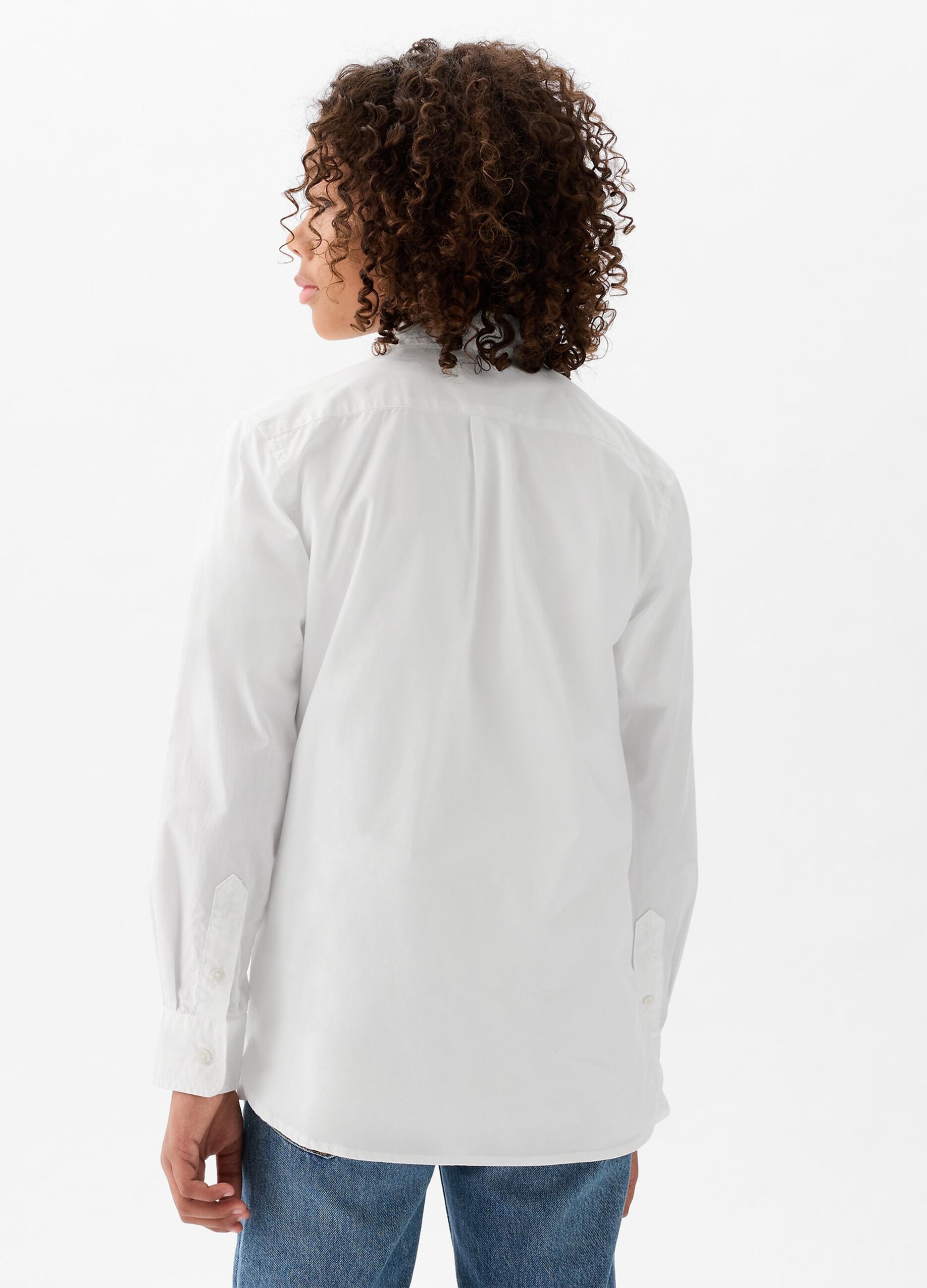 Organic cotton shirt with pocket