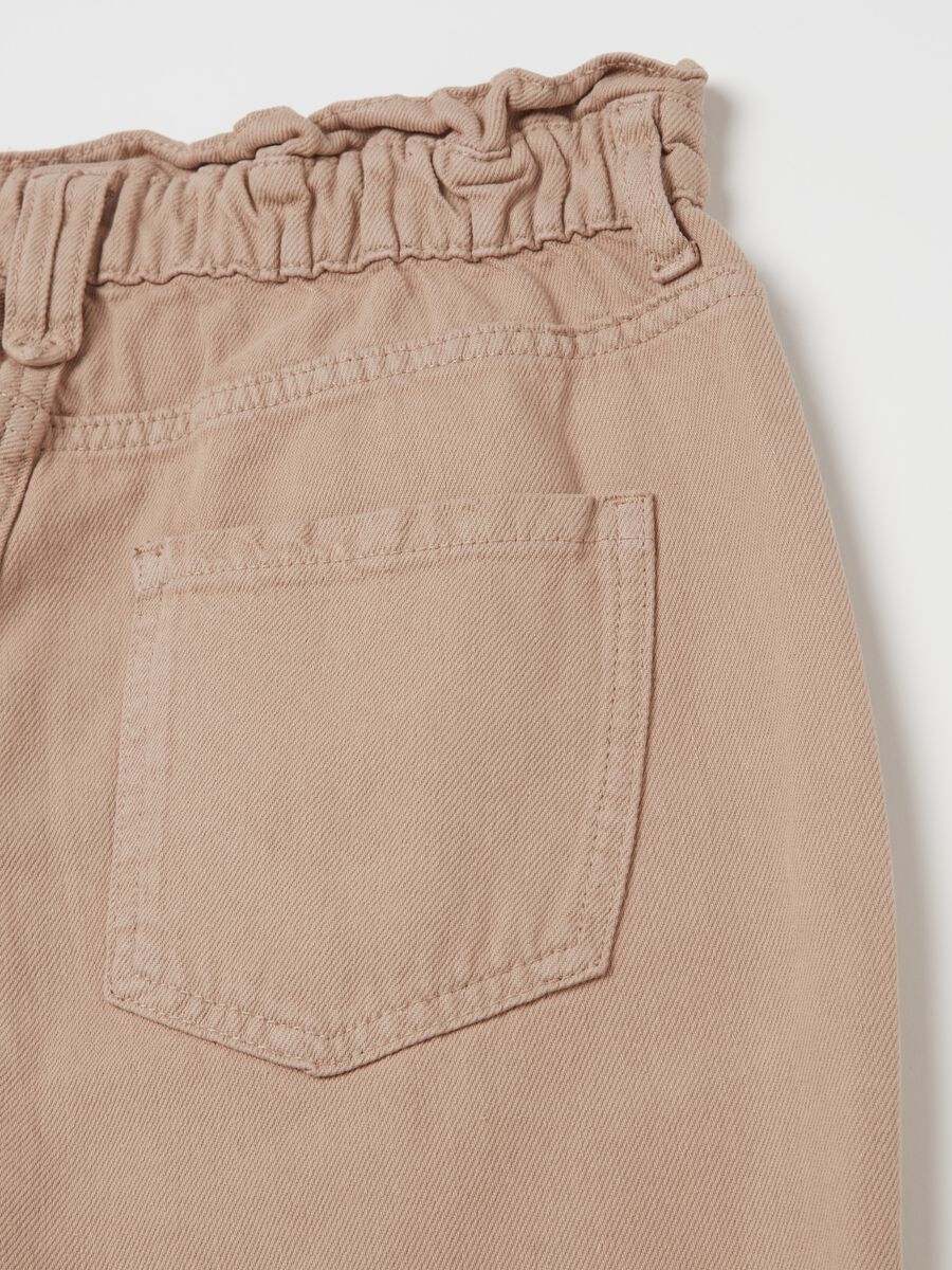 Paper bag jeans with pockets_5