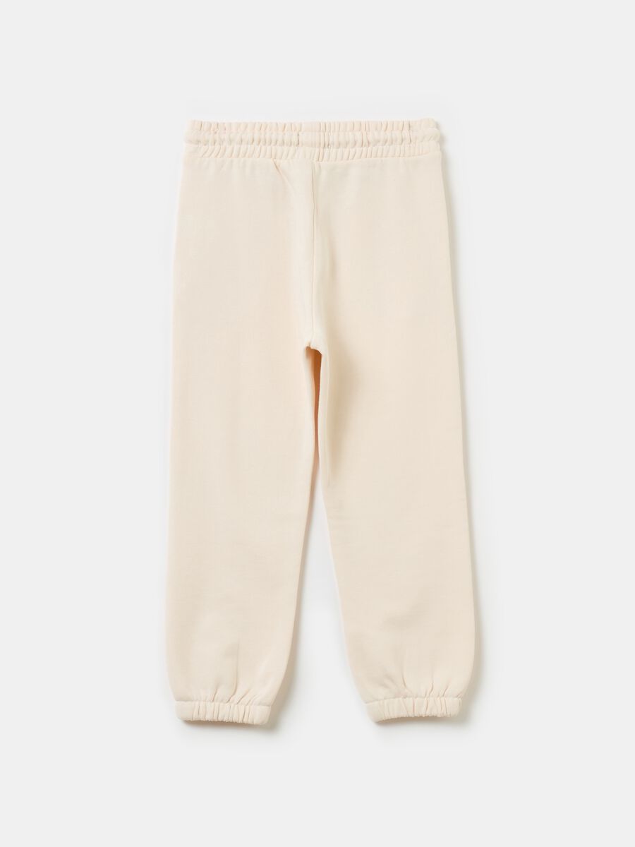 Essential joggers in organic cotton with drawstring_1