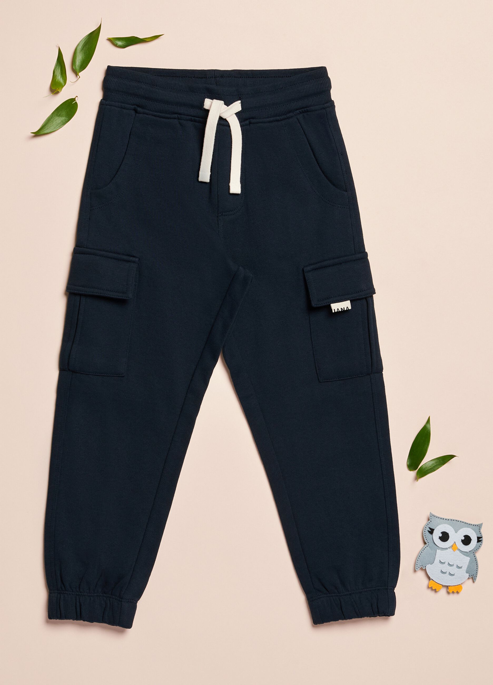 Plush cargo pants