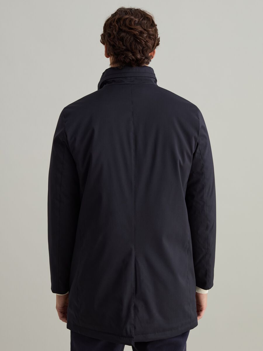 Long jacket with high neck and internal gilet_3