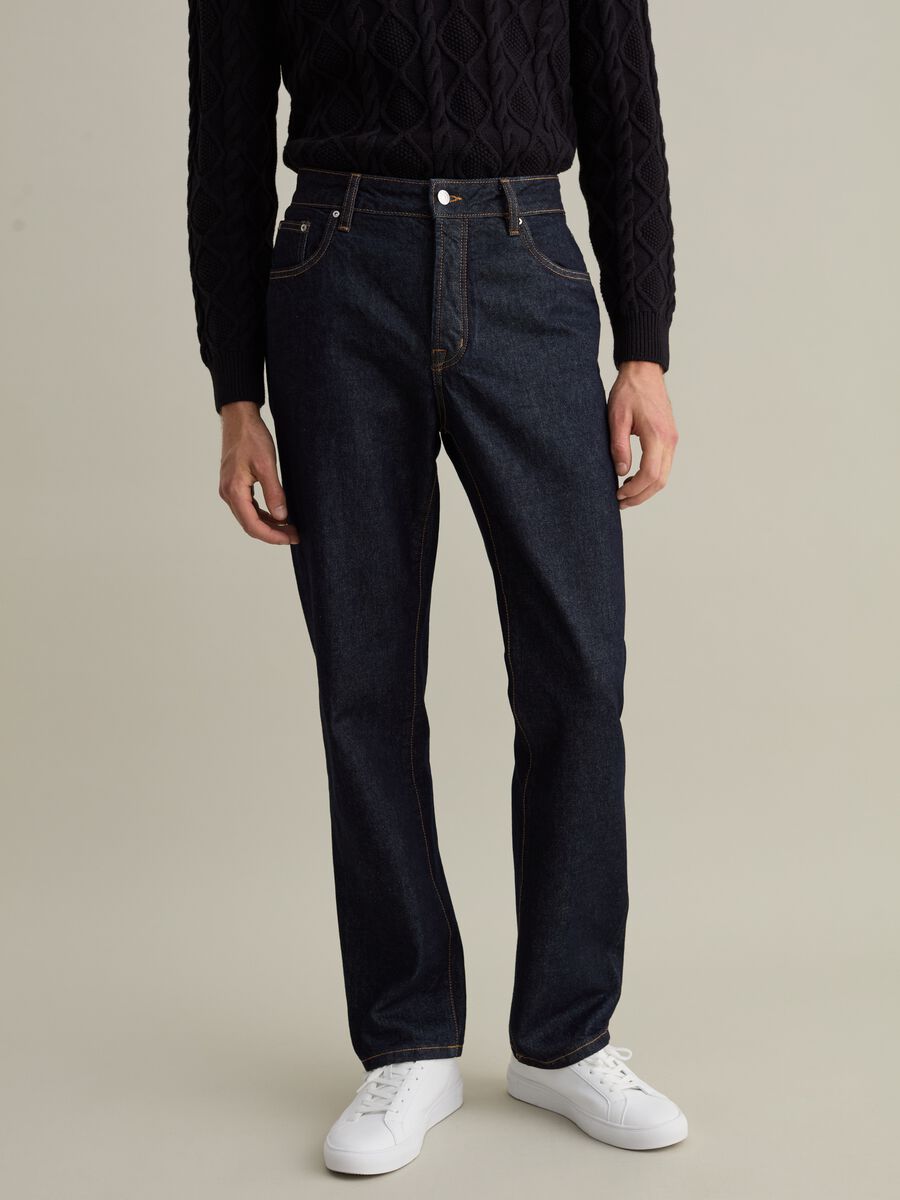 Five-pocket,straight-fit jeans_3