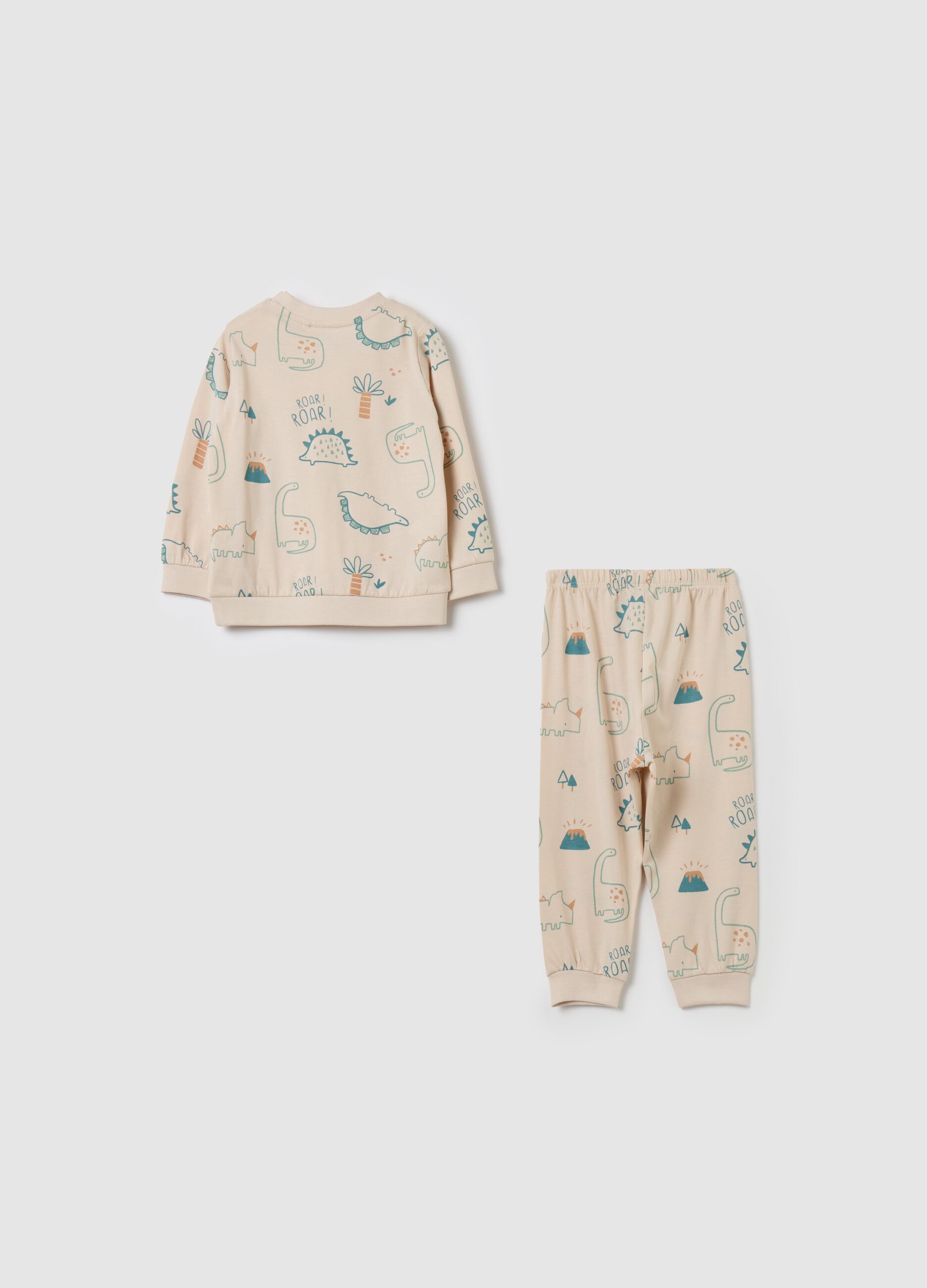 Organic cotton pyjamas with print