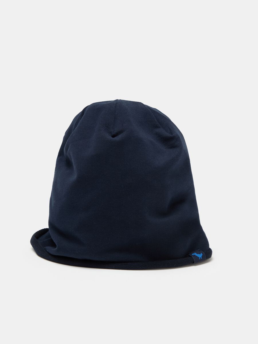 Solid colour hat in French terry_2