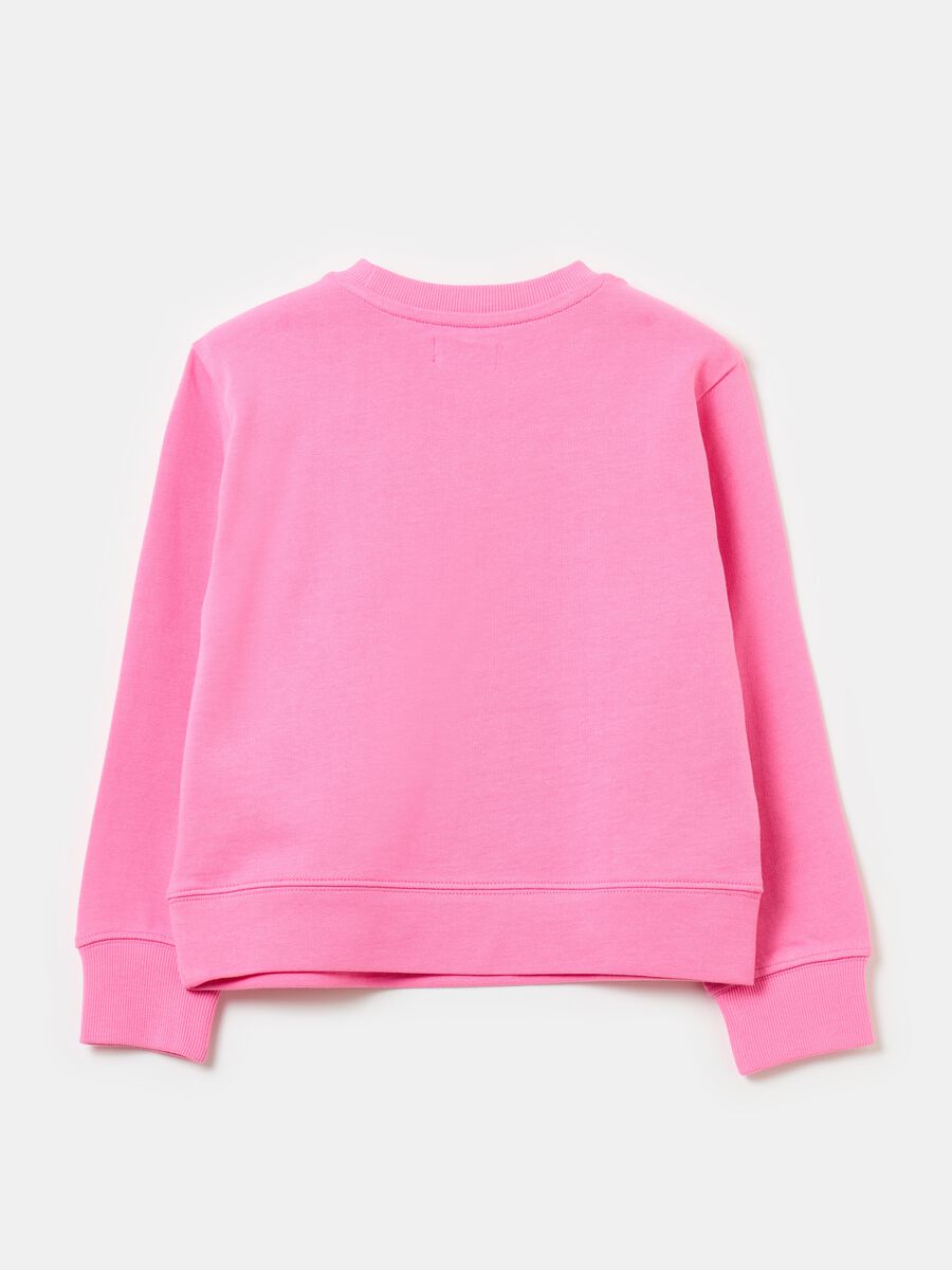 Solid colour sweatshirt in French terry_1