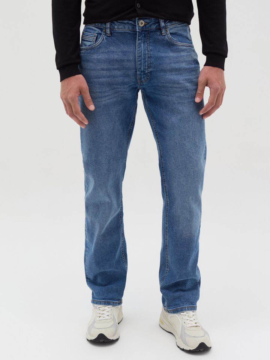 Comfort-fit stretch jeans_1