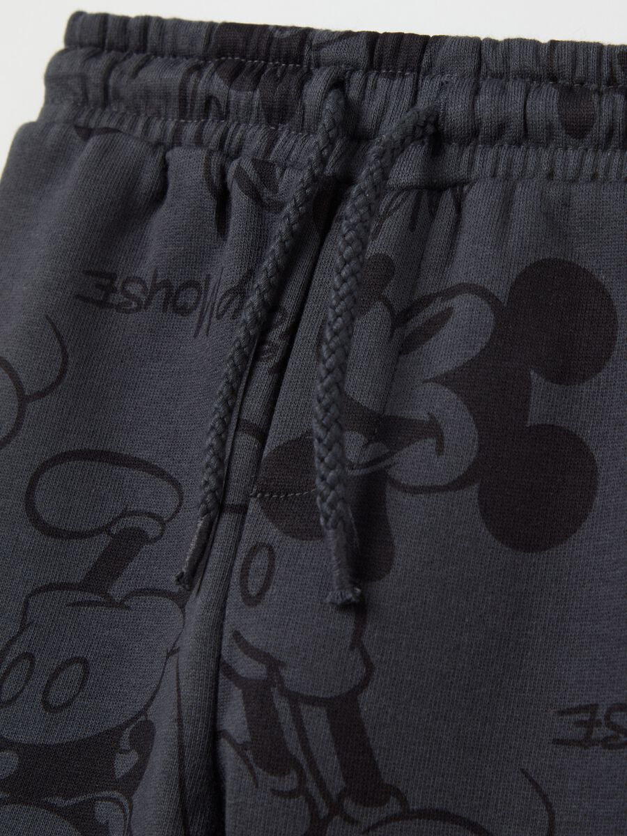 Joggers with drawstring and Mickey Mouse print_2