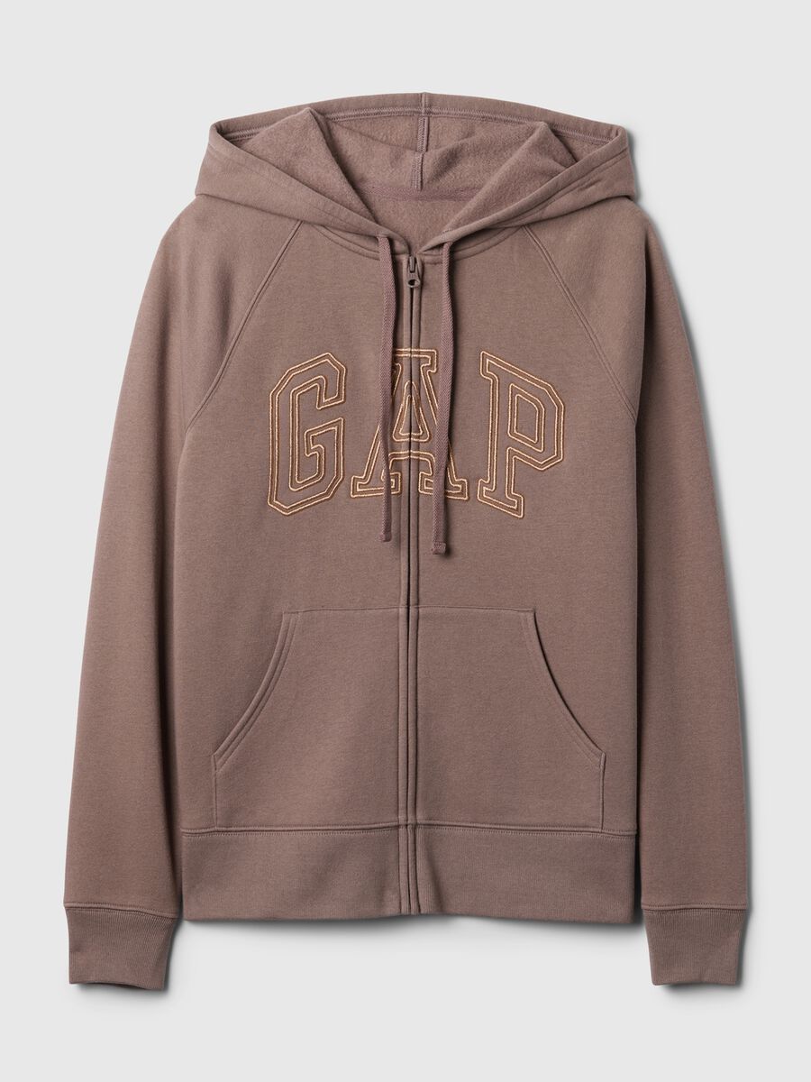 Sweatshirt with hood and logo embroidery_3