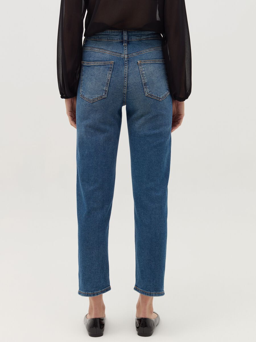 Straight-fit stretch jeans with five pockets_2