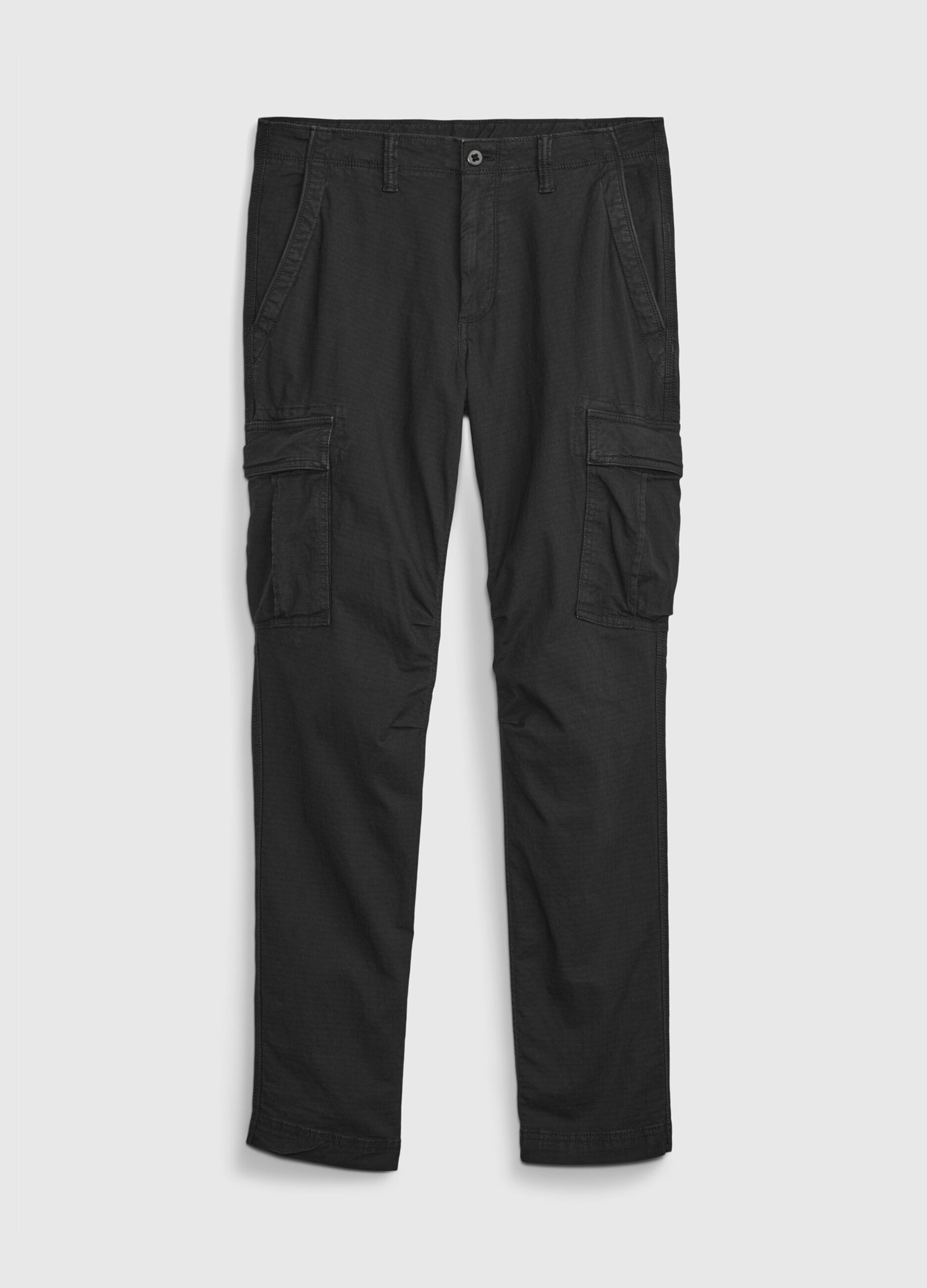 Pantalone cargo con trama ripstop