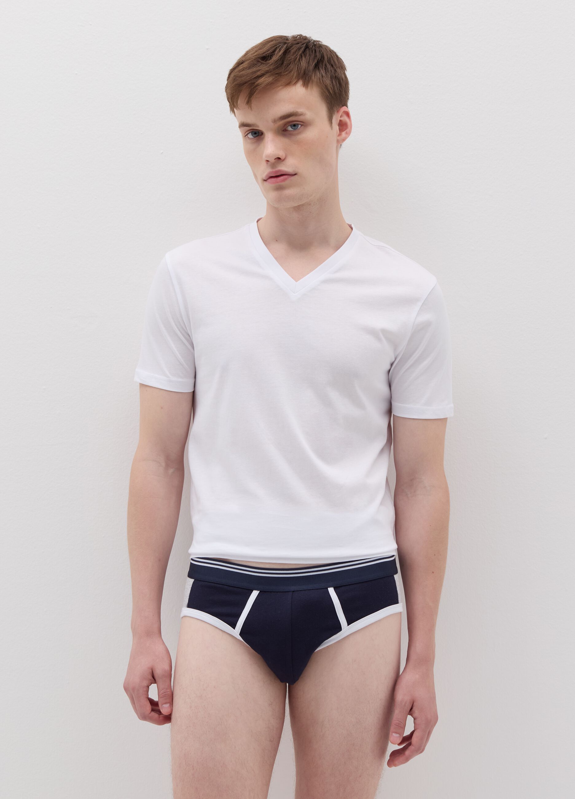 Briefs with contrasting details