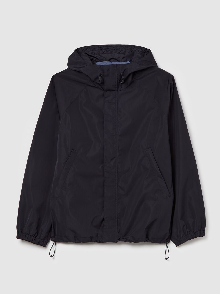 Short waterproof jacket with hood_4