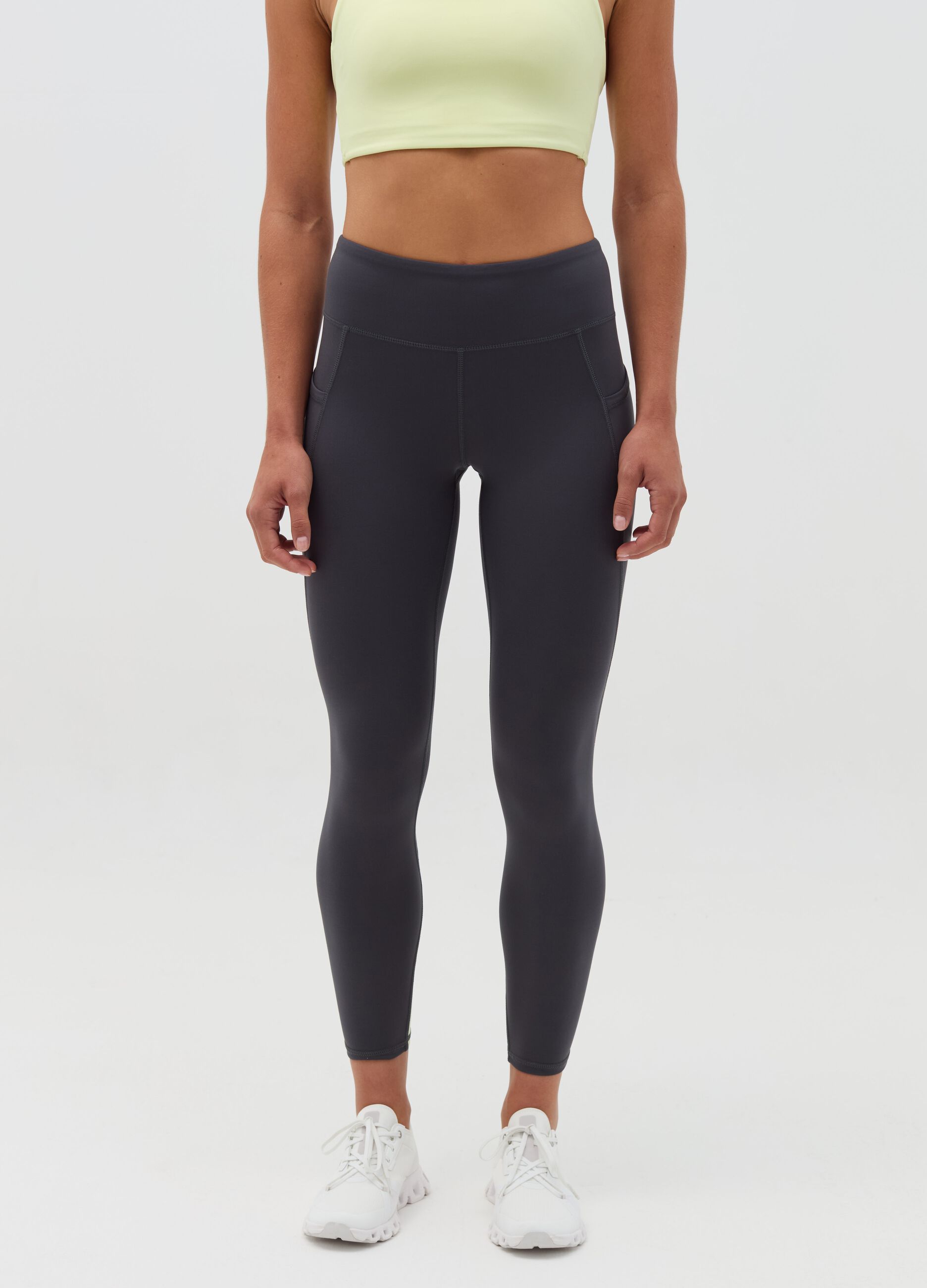 AI•KI leggings with contrasting details