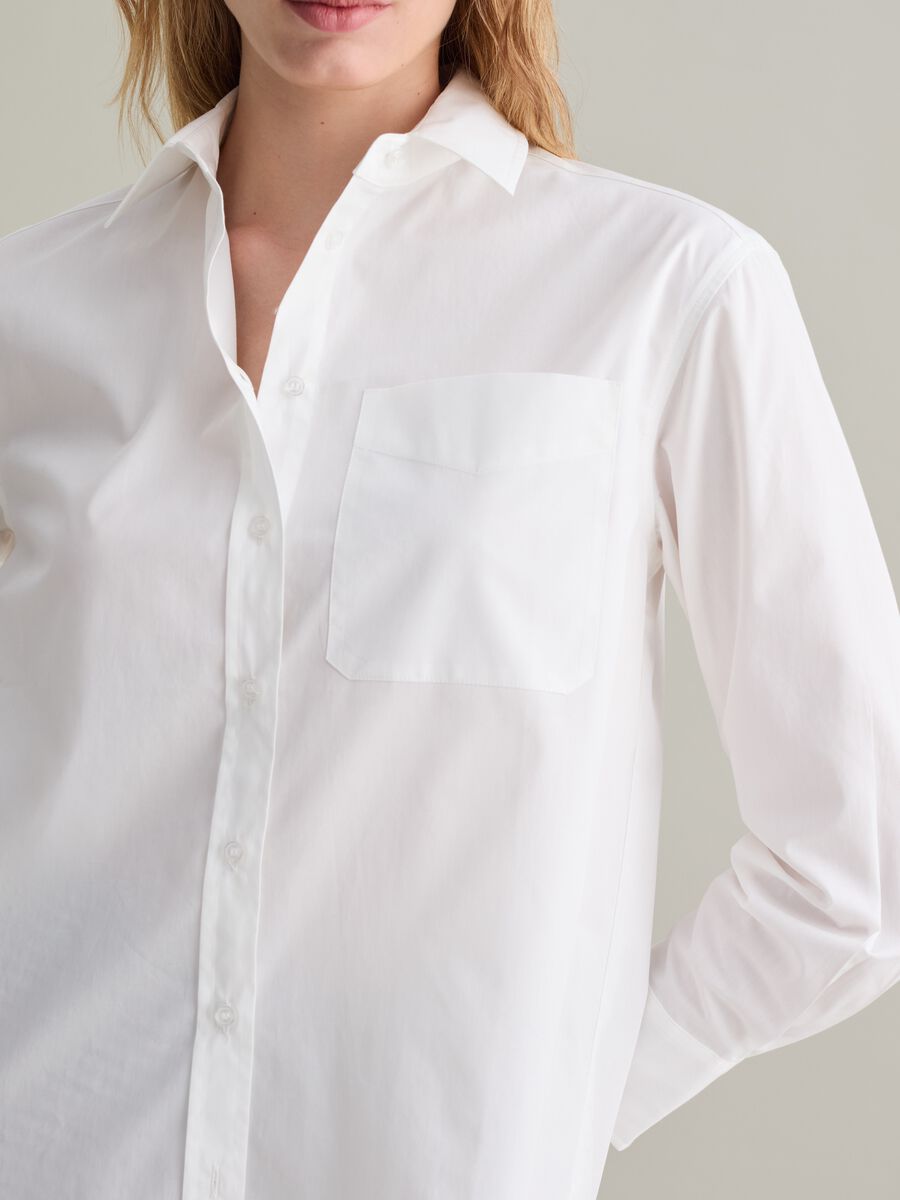 Poplin shirt with pocket_5