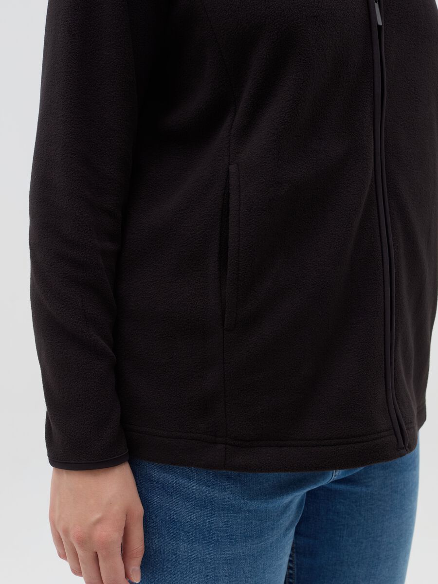 Curvy full-zip sweatshirt in fleece_3