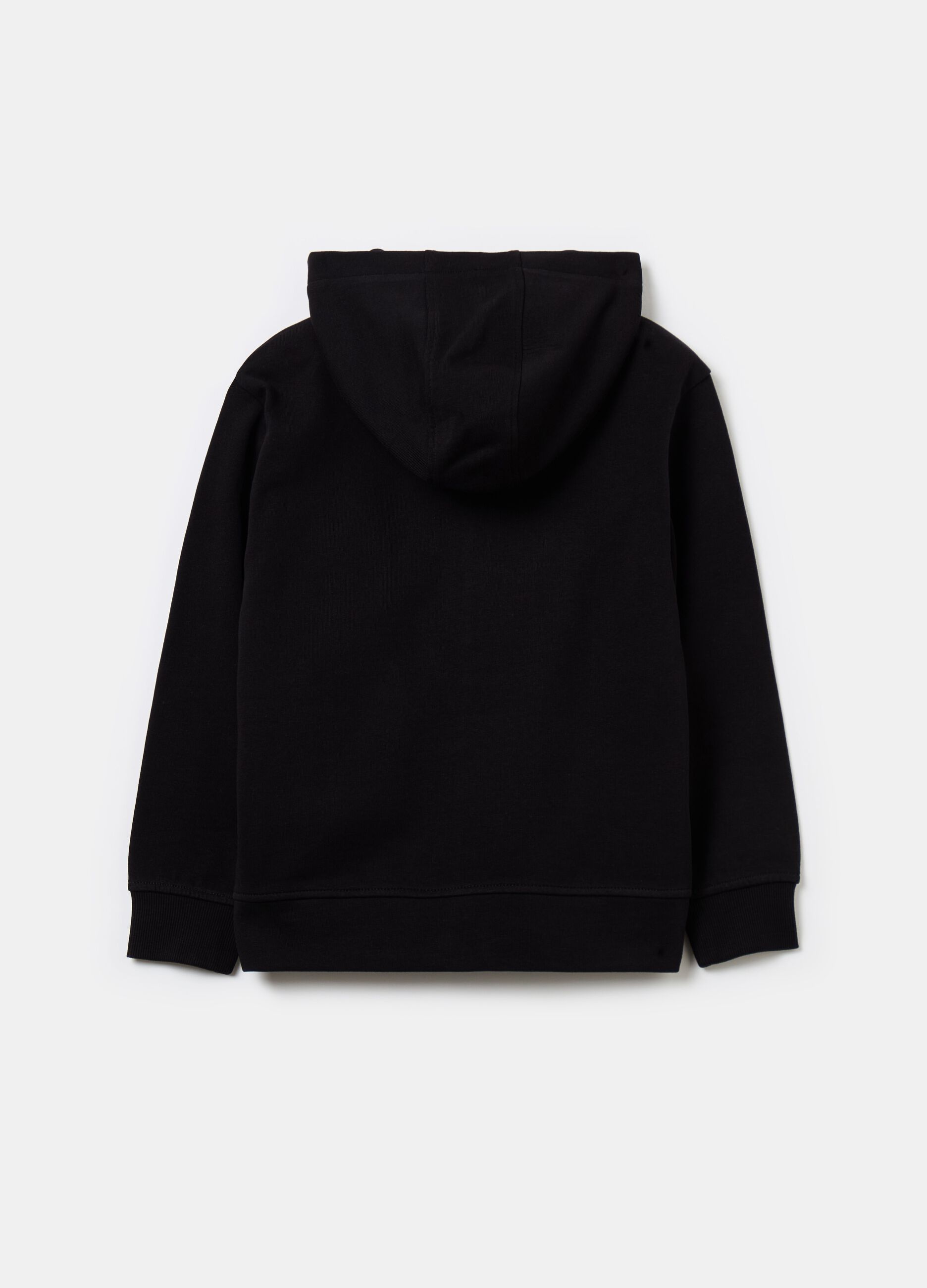 Full-zip sweatshirt in French terry with hood