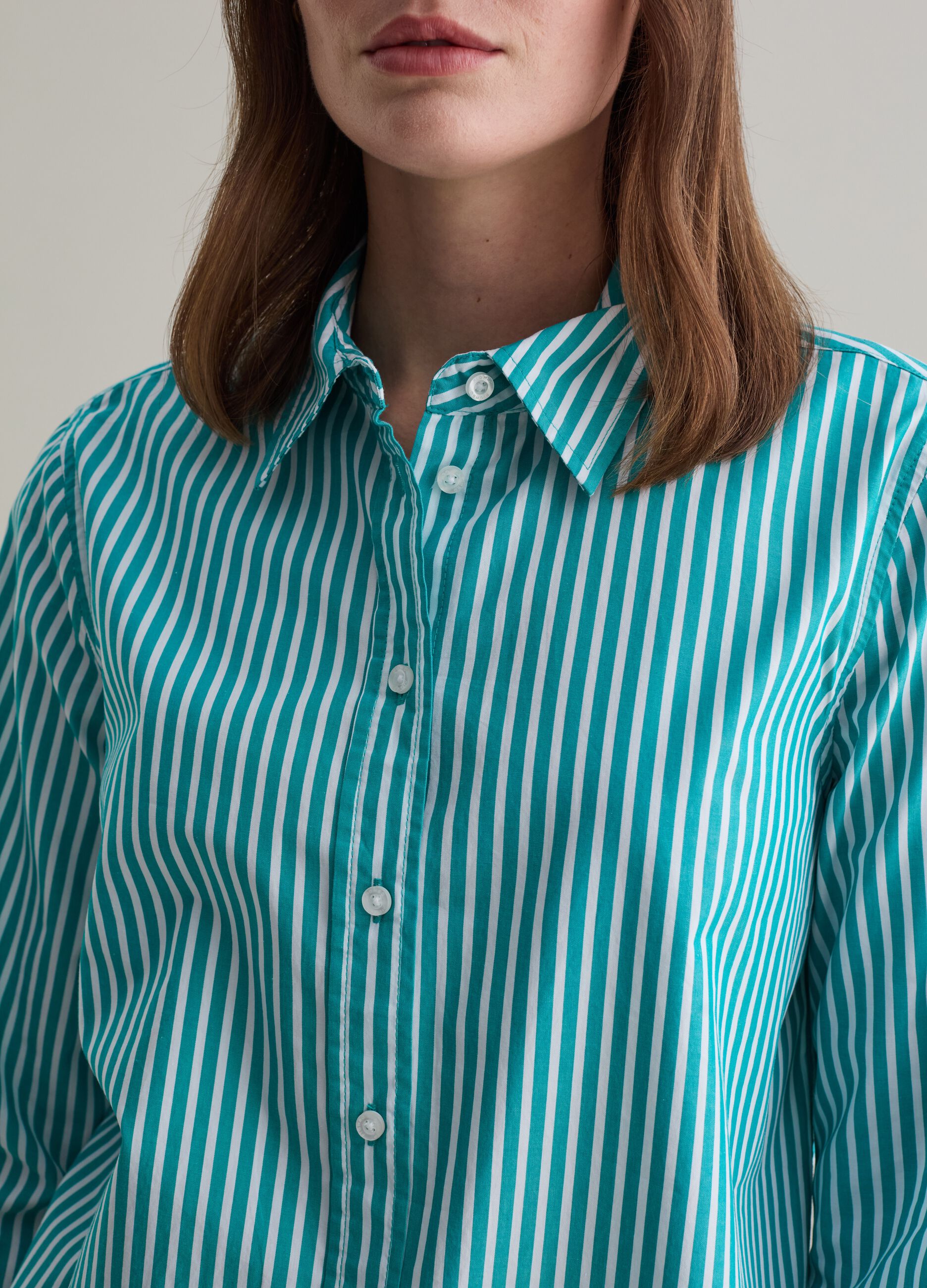 Cotton poplin shirt