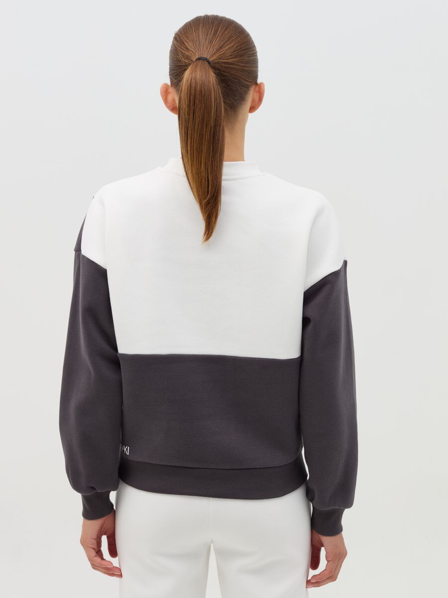 AI•KI colourblock sweatshirt_3