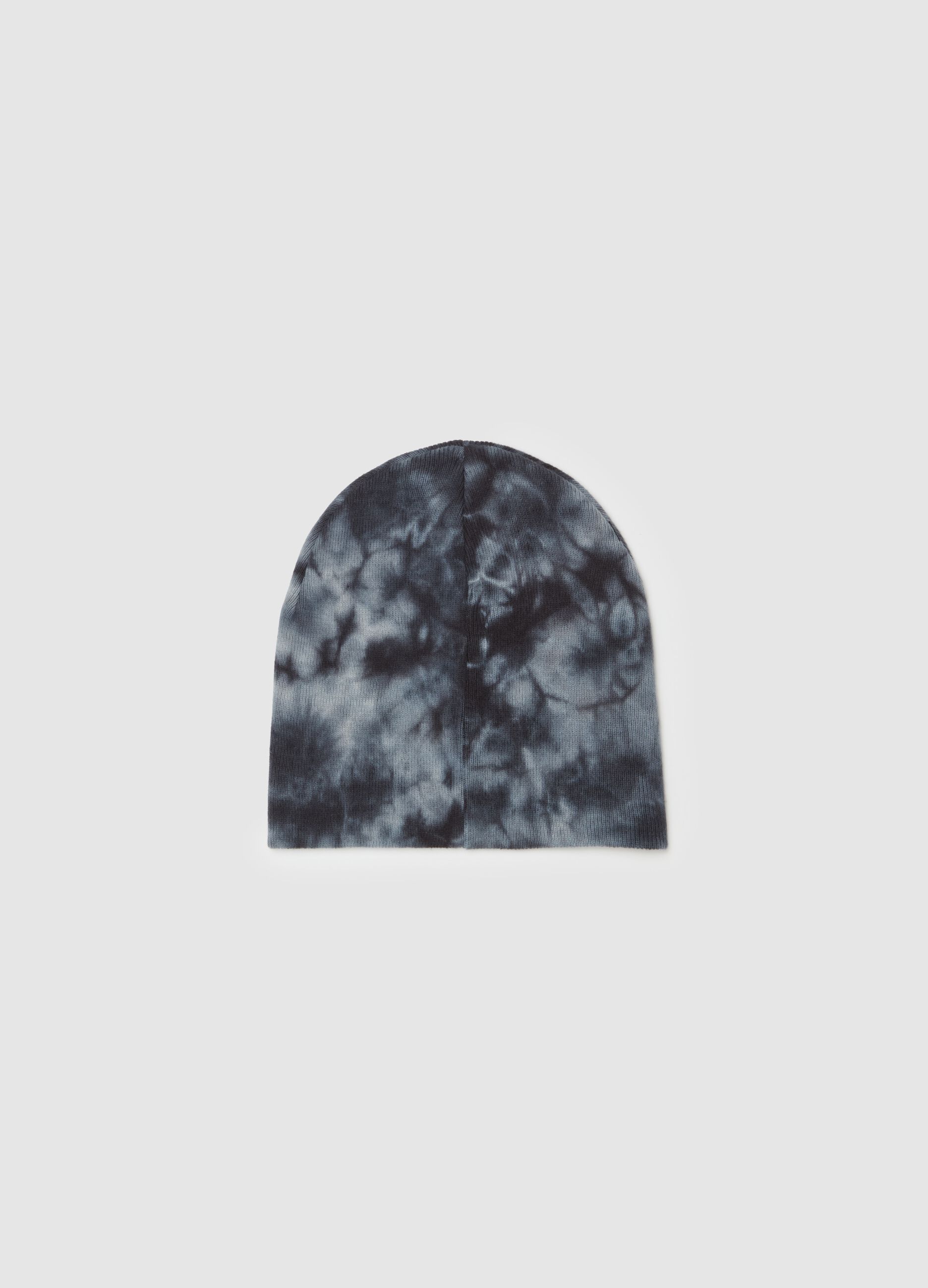 Berretto in maglia Tie Dye con patch Batman