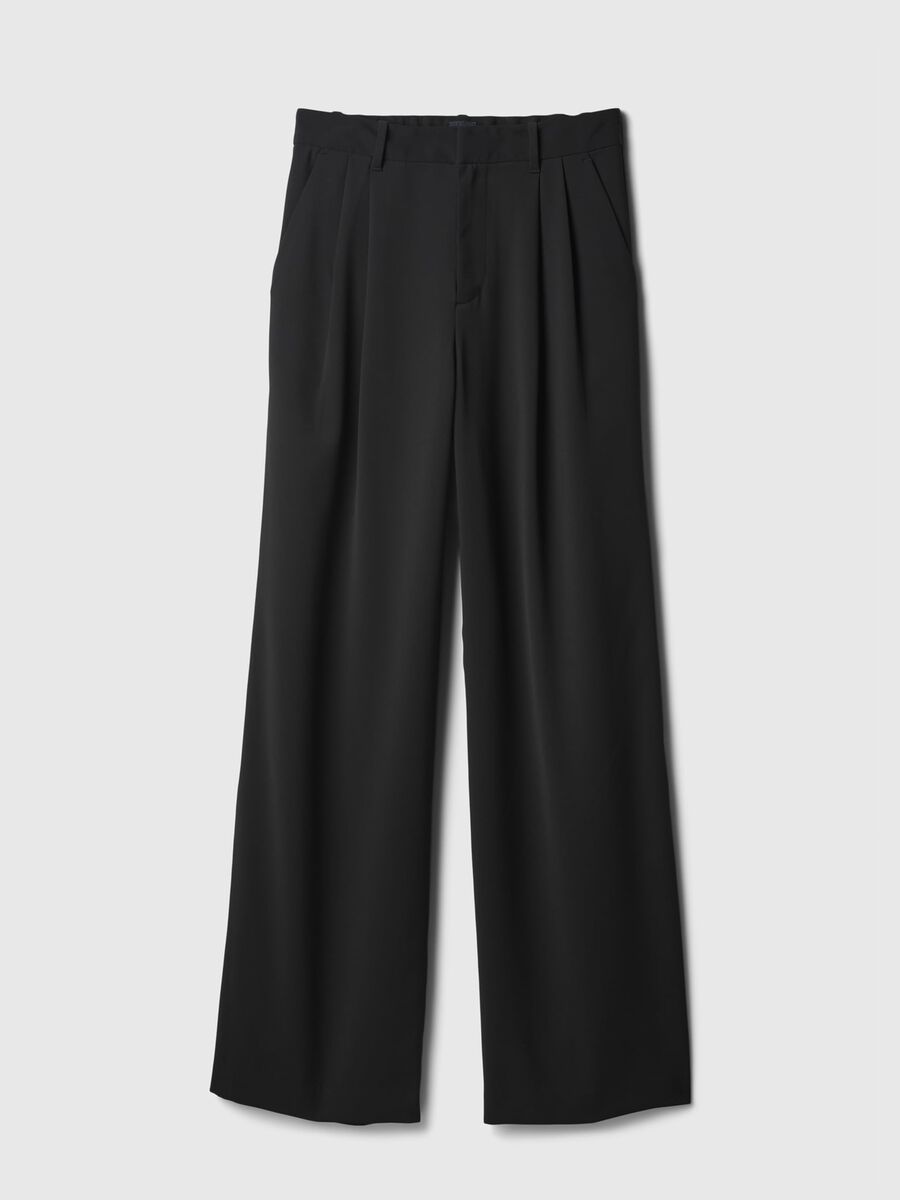 Wide-leg trousers with high waist and darts_6