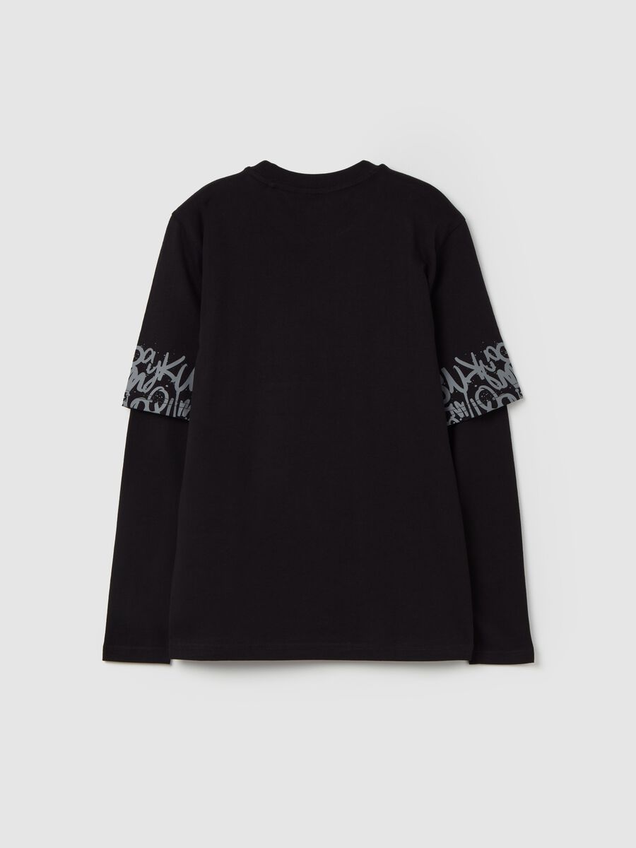 Long-sleeved T-shirt with print_1