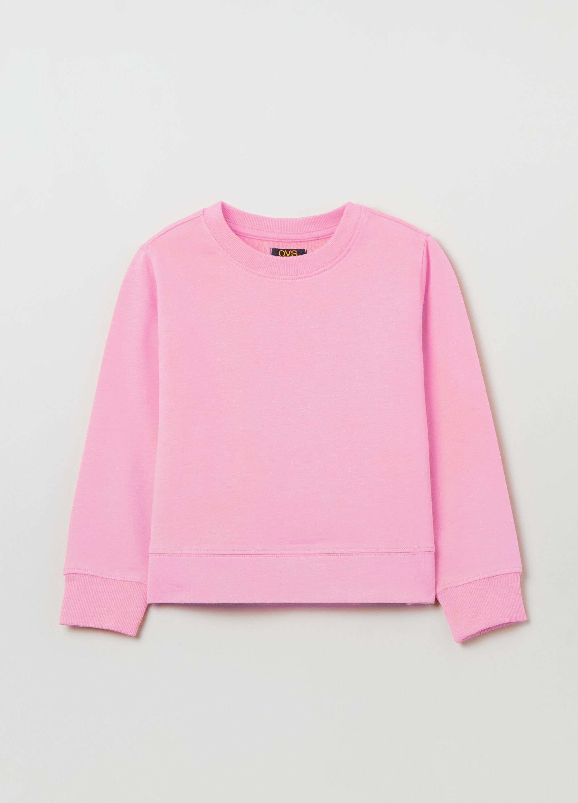 Sweatshirt in French Terry with round neck