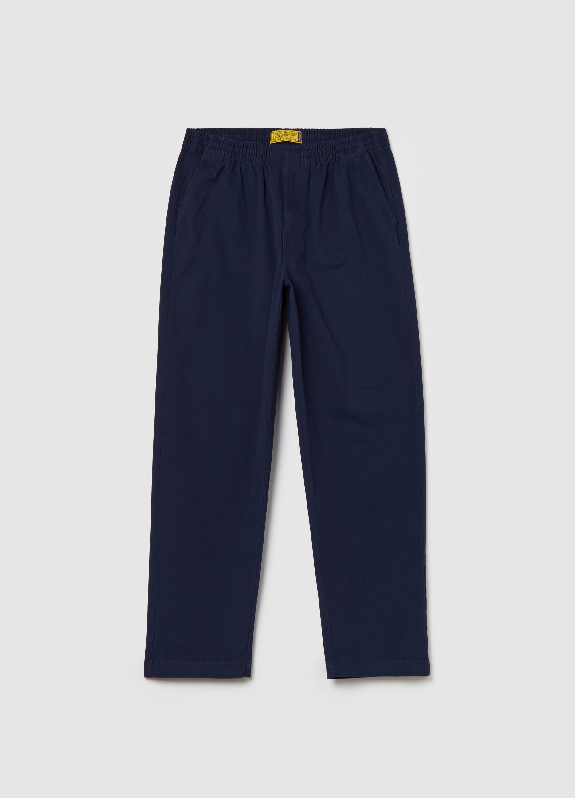 Chino trousers in stretch Oxford cotton