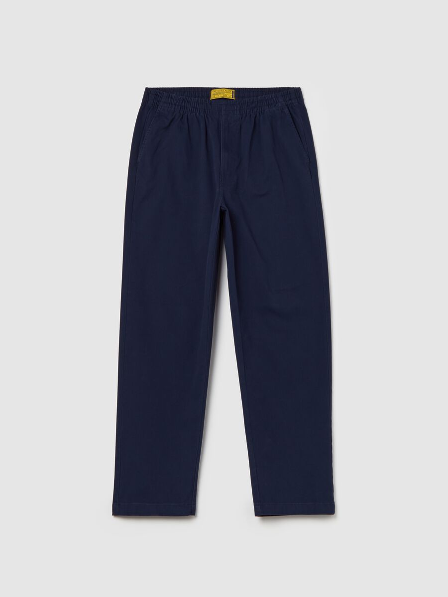 Chino trousers in stretch Oxford cotton_4