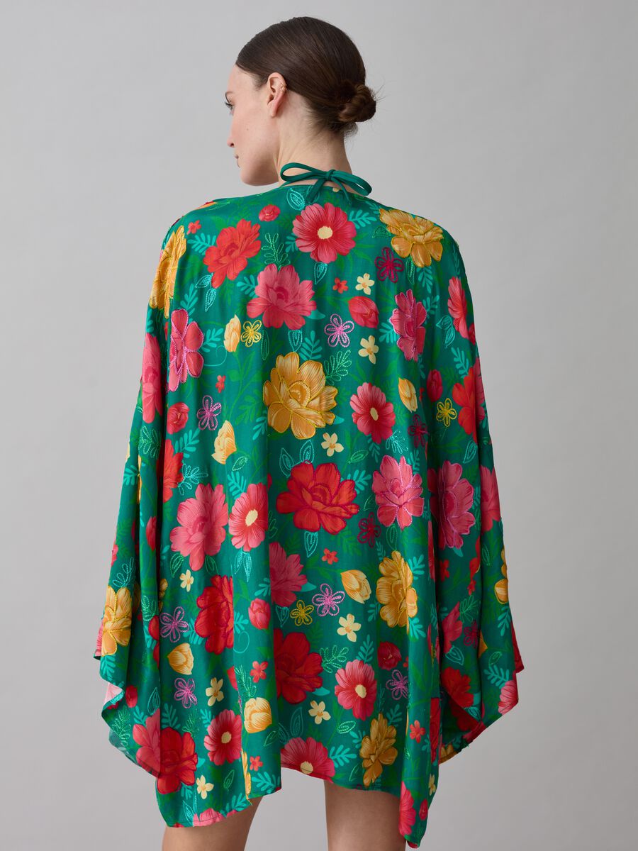 Kimono aperto copri costume floreale_2