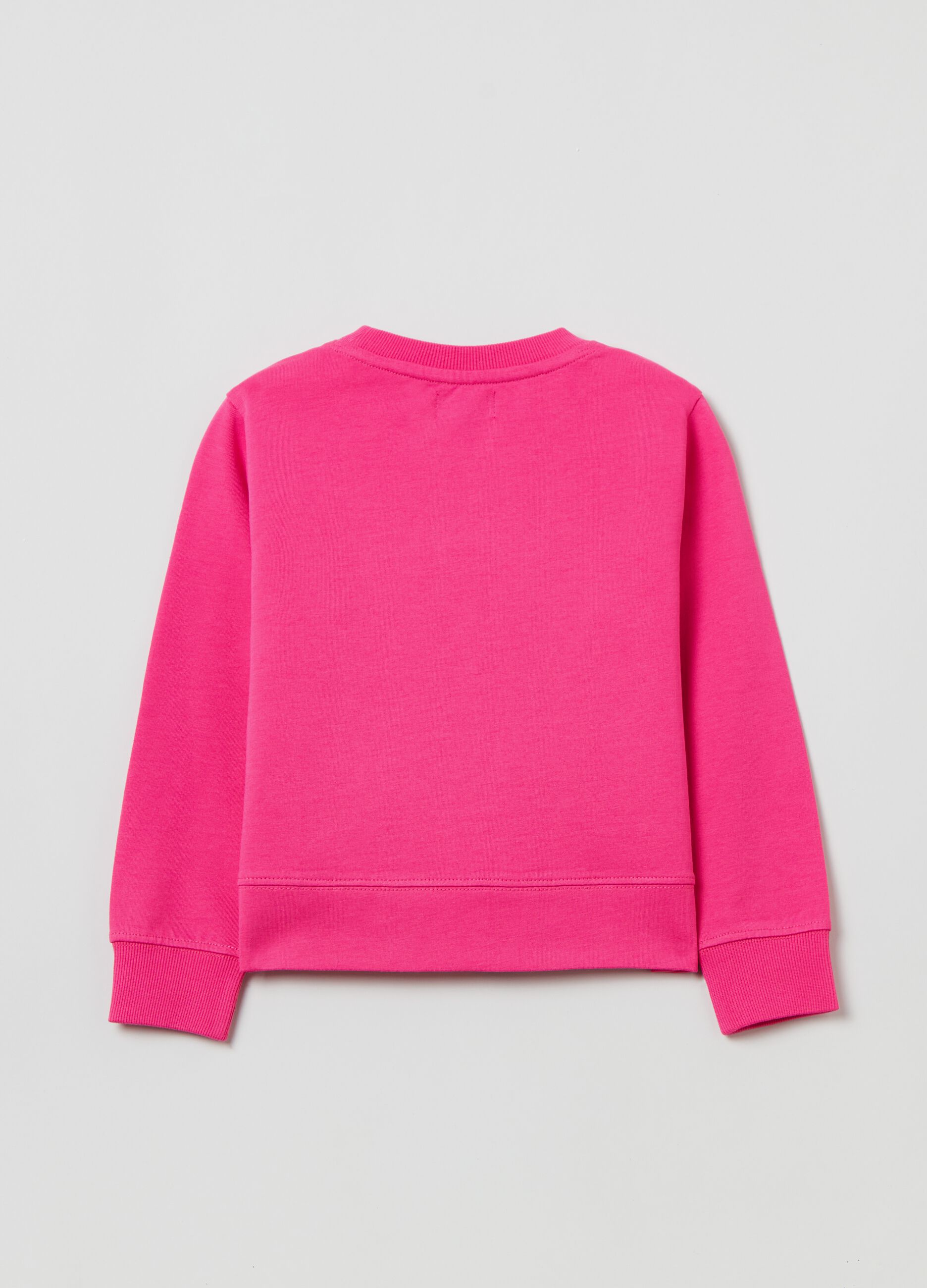 Sweatshirt in French Terry with round neck