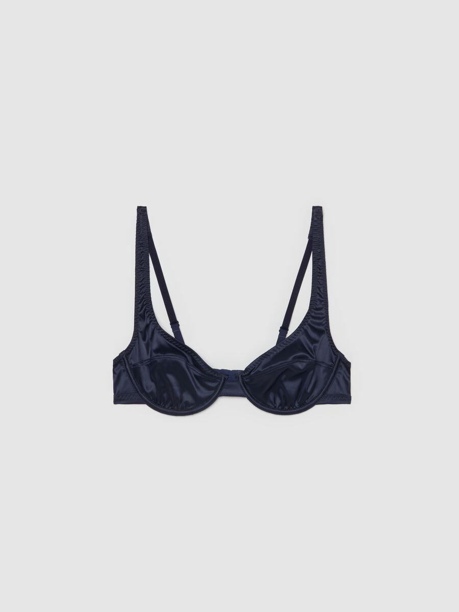 Silvy satin-effect bra with underwiring_4