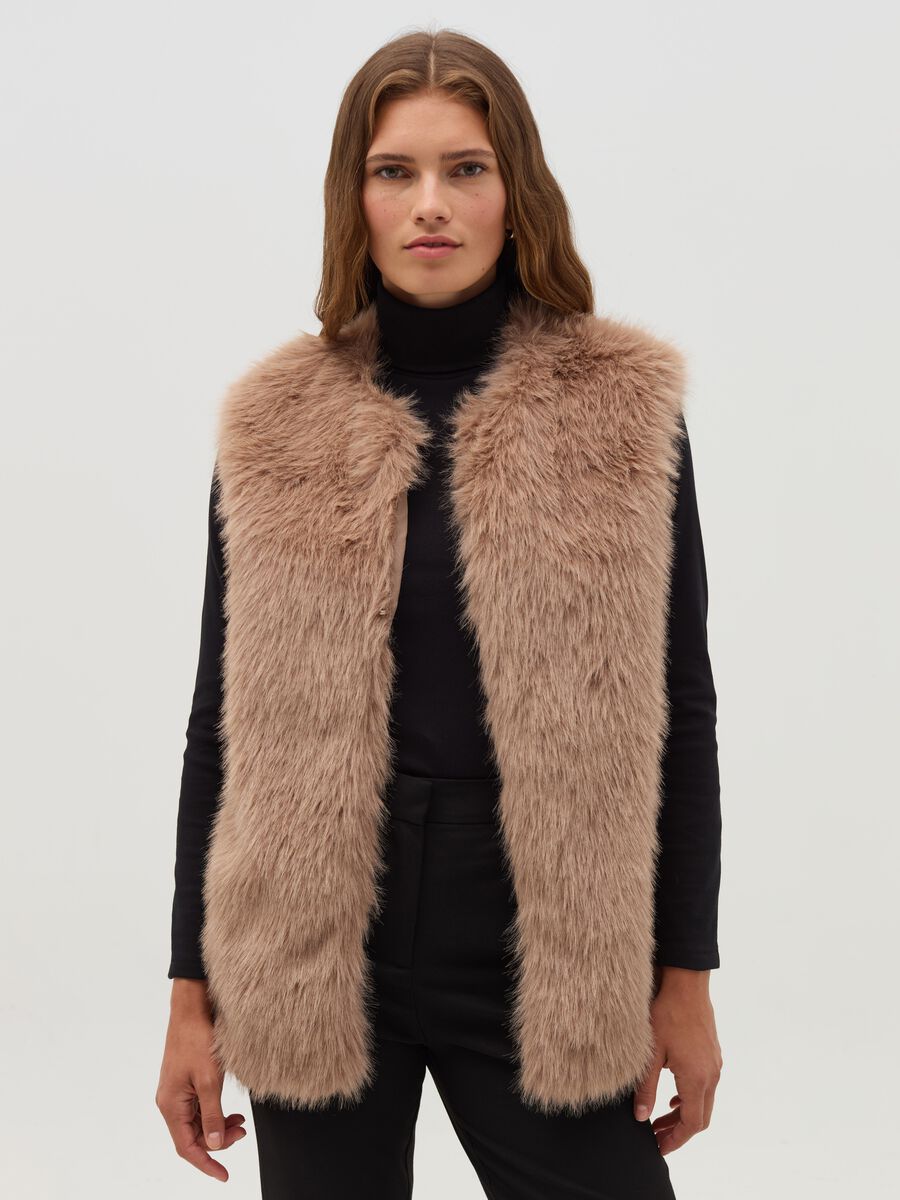 Faux fur gilet_1