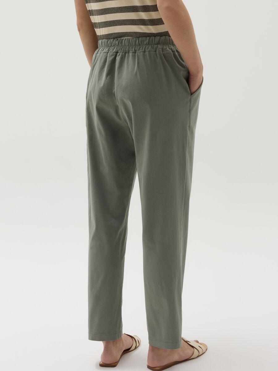 Cigarette trousers with darts_2