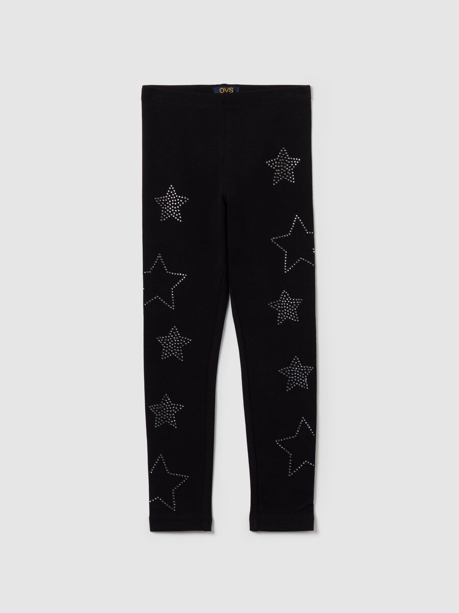 Leggings with stars and studs_0