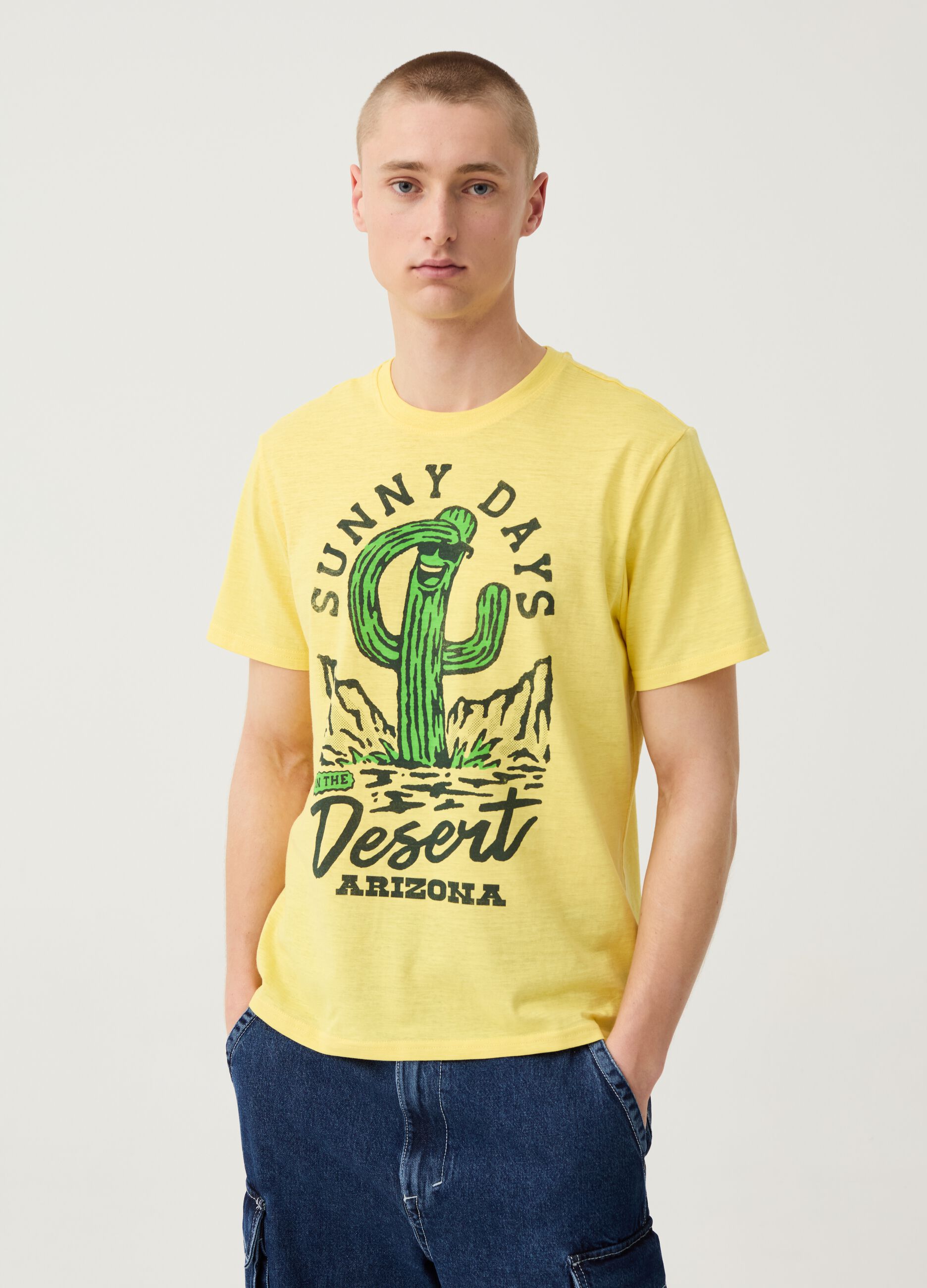 Ovs T-shirt con stampa Arizona Desert