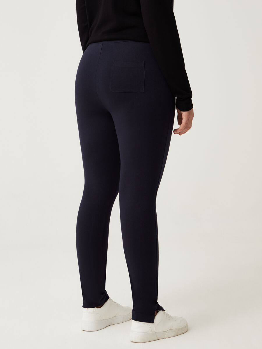 MYA Curvy stretch leggings with high waist_2