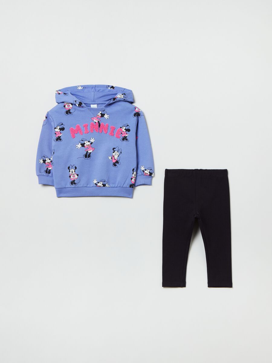 Fleece jogging set with Minnie Mouse print_0