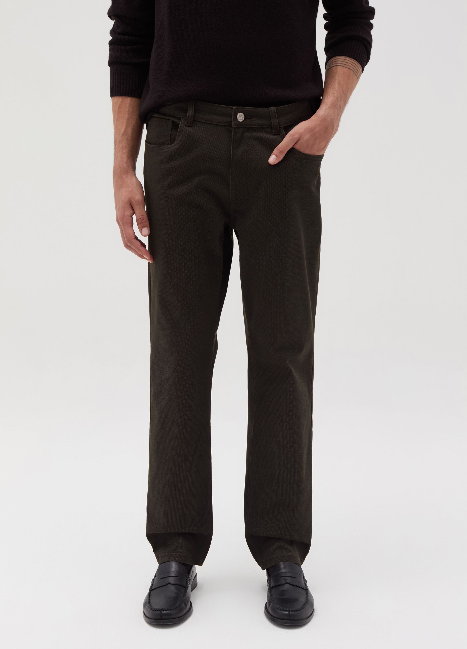 Regular-fit trousers with five pockets