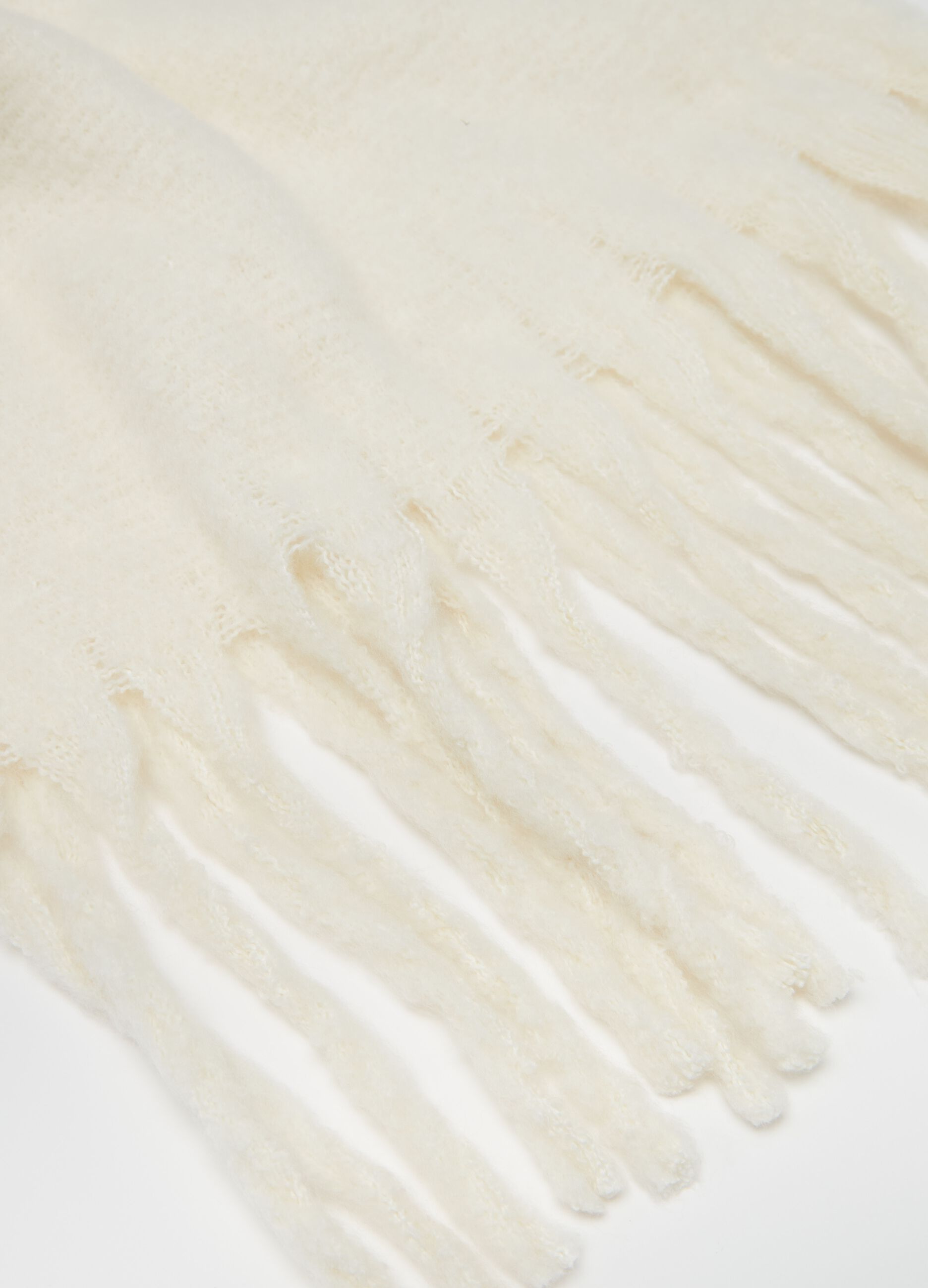 Fringed scarf