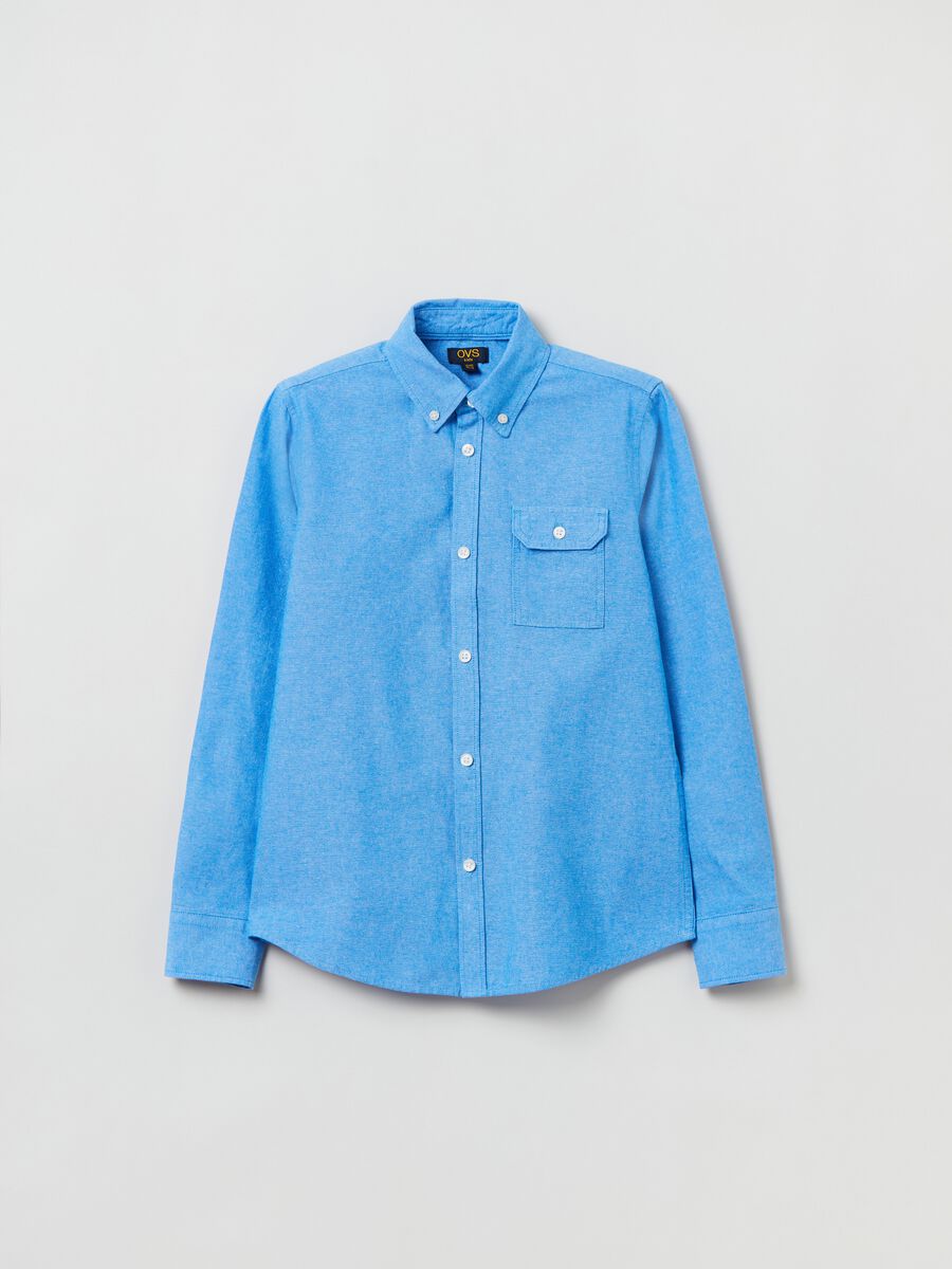 Cotton shirt with pocket_0