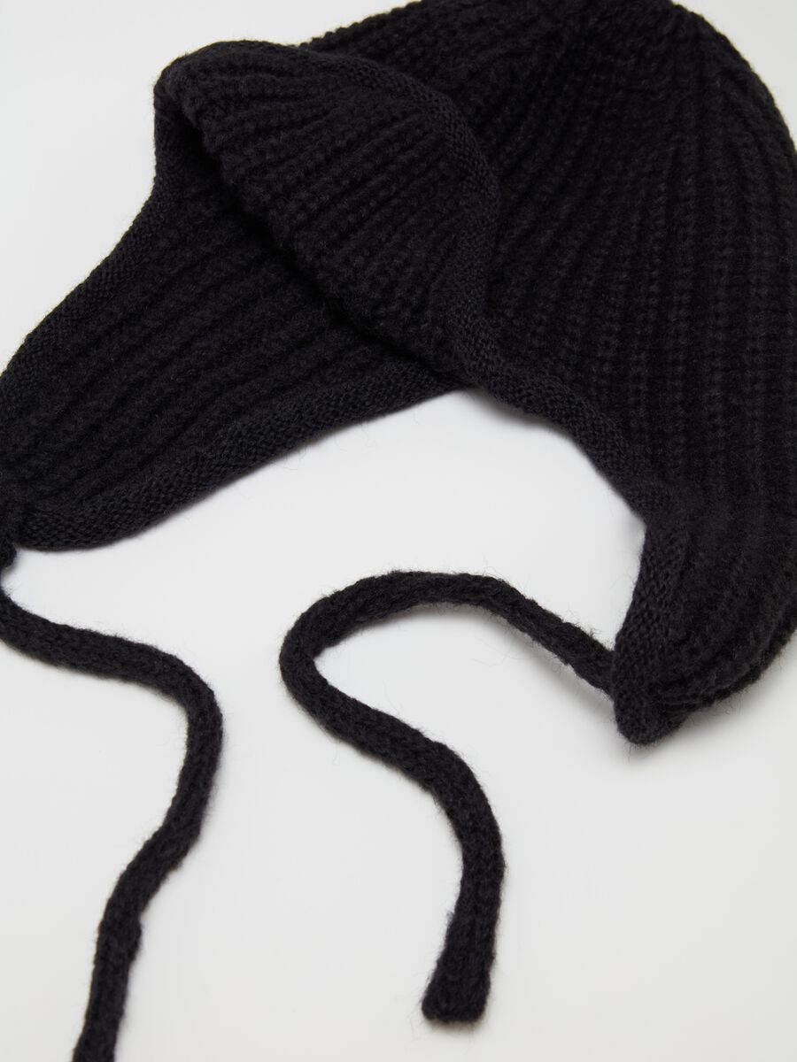 Knit aviator hat_2