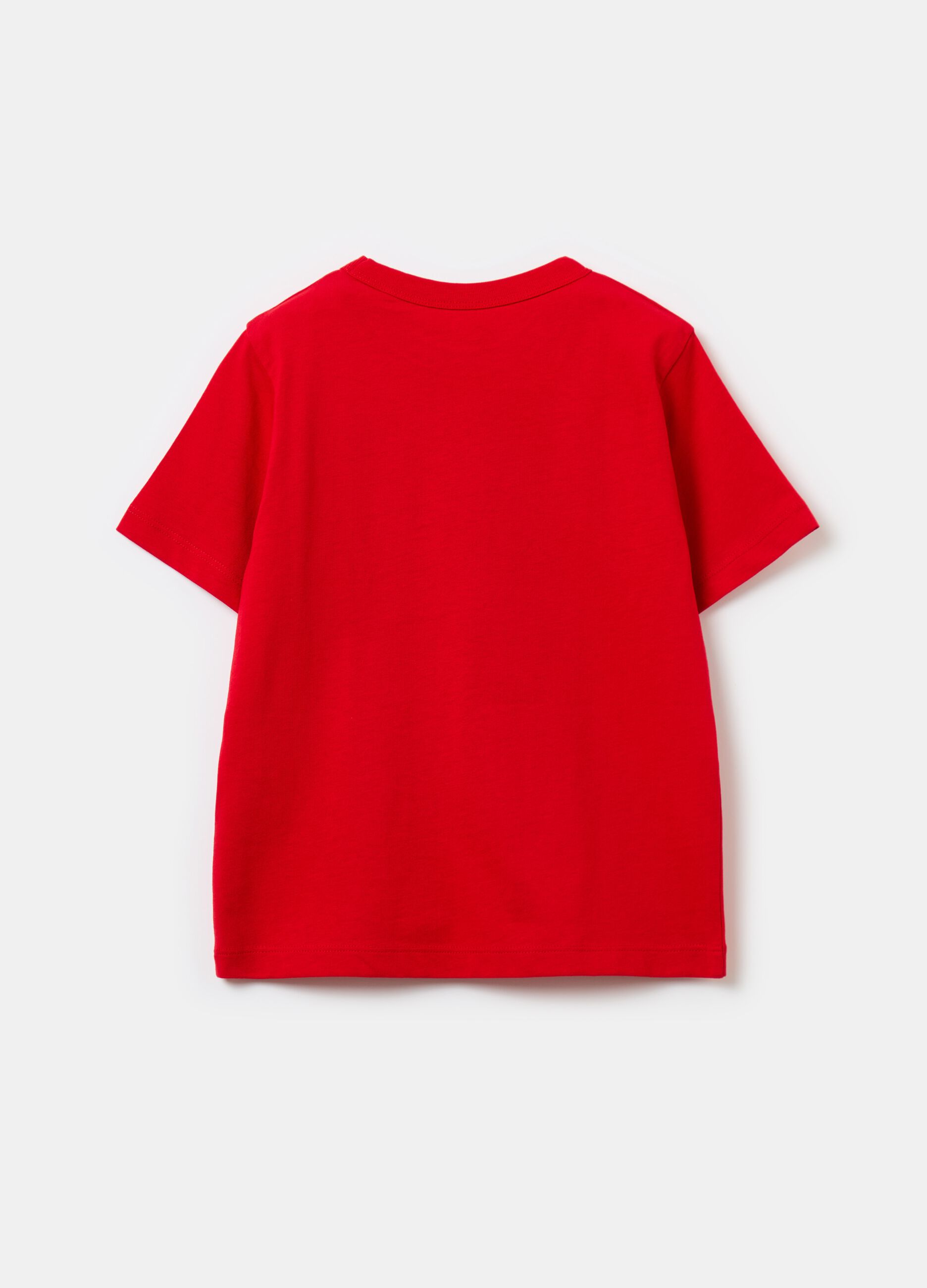 Essential solid colour T-shirt in organic cotton