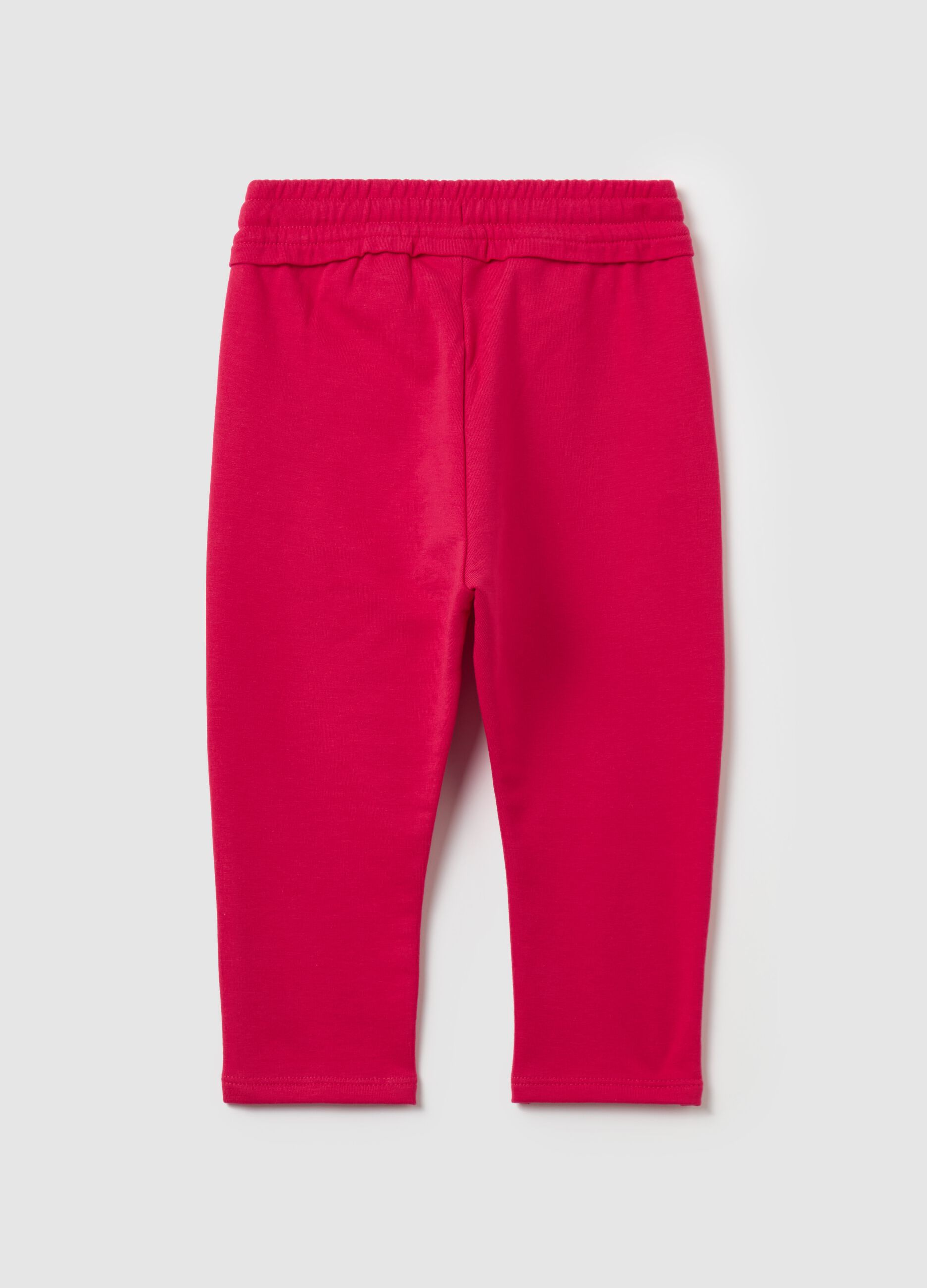 French terry joggers with drawstring