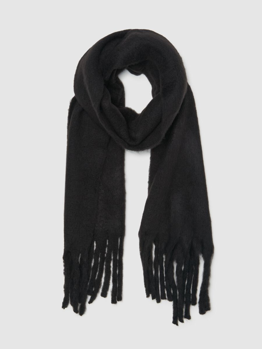 Fringed scarf_0